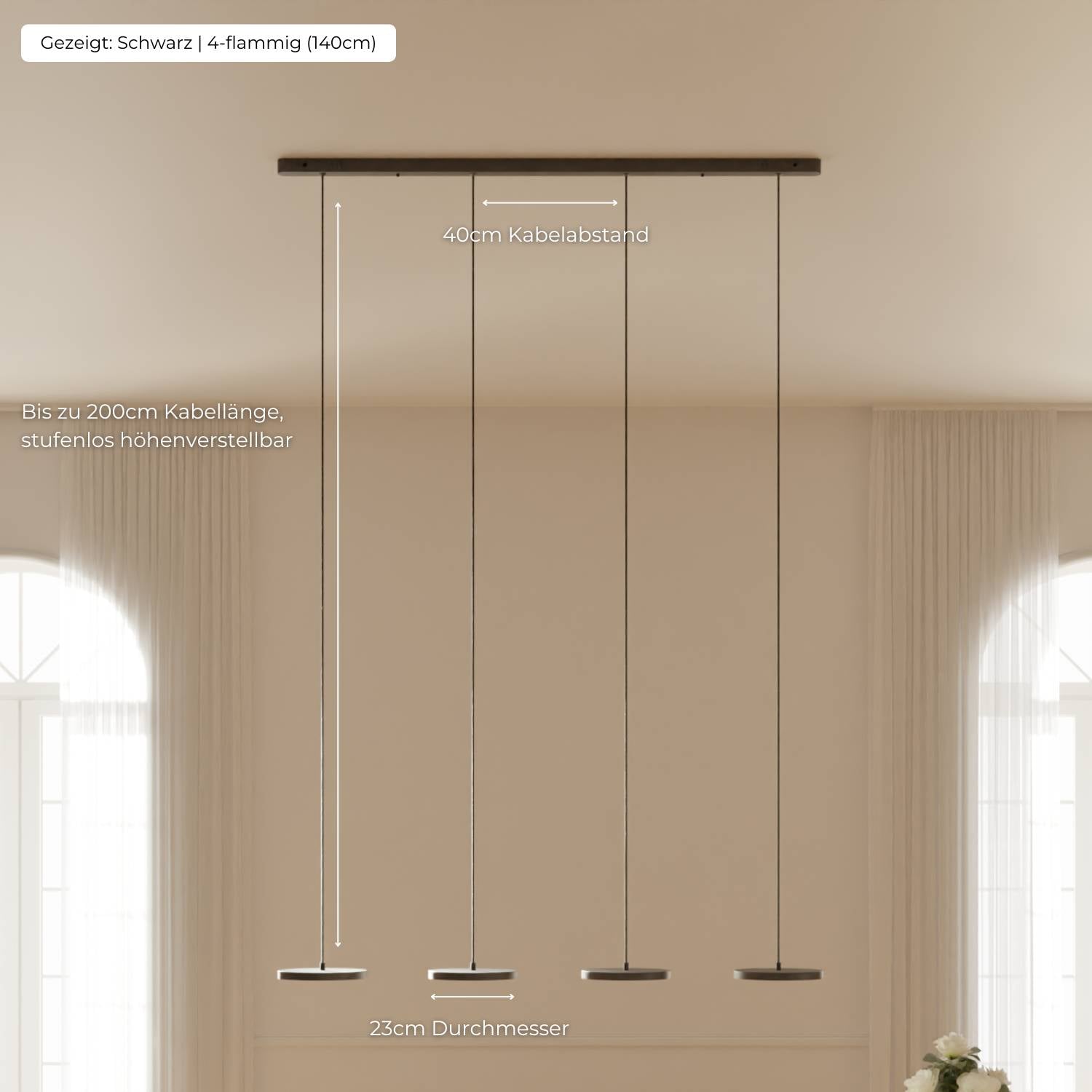 Elysian Pendant Light | DALI-2 DT8 Design, Modern Aesthetic