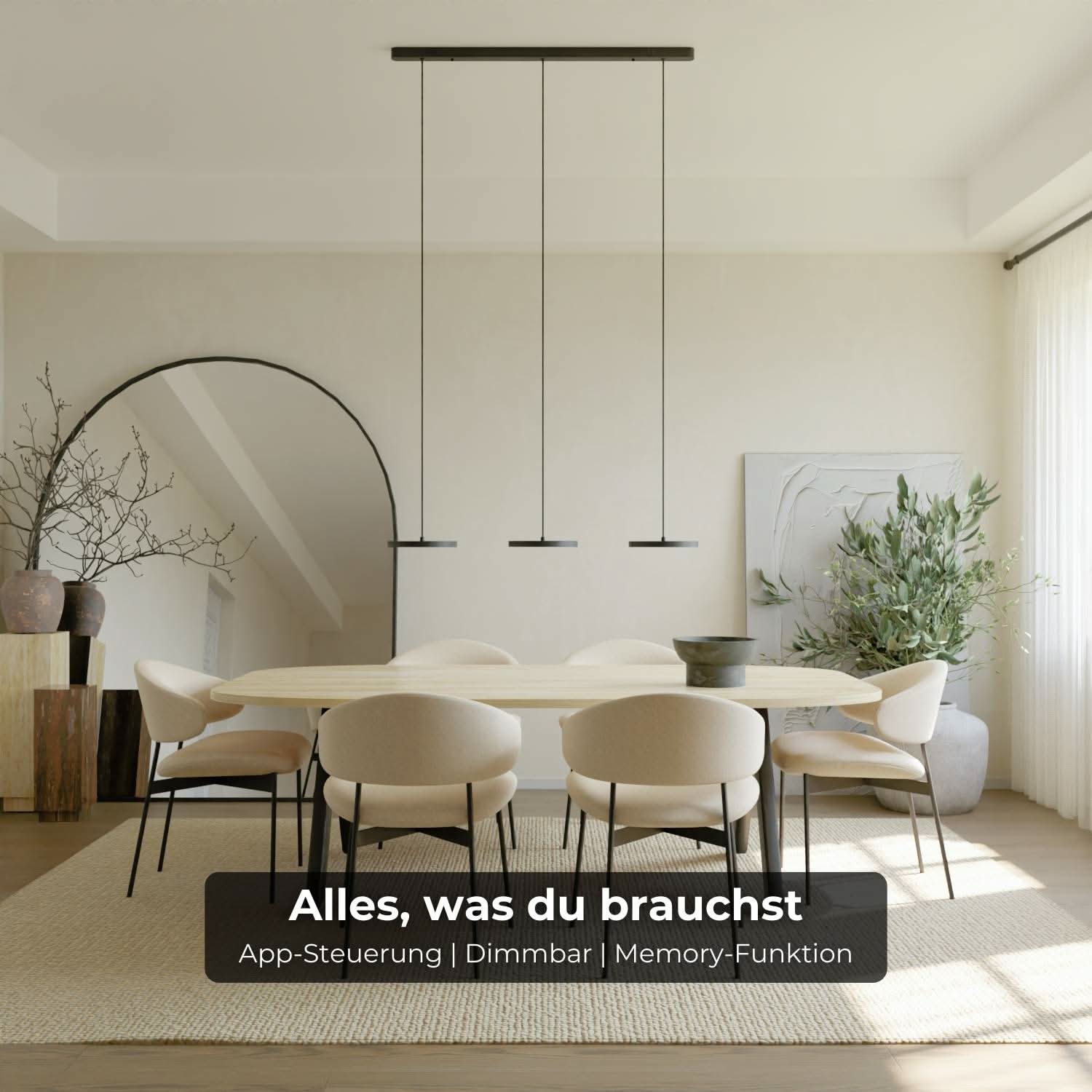 Bela Pendant Light | Elegant Design, Adjustable Height