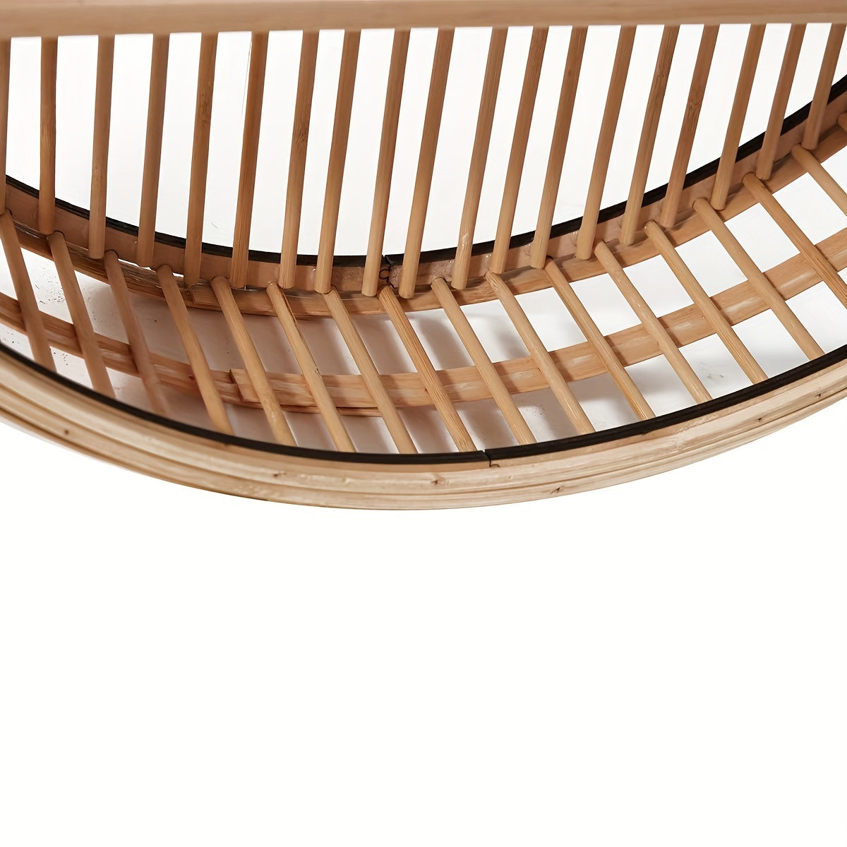 Bela Round Bamboo Shelf | Handmade, Eco-Friendly Wall Organizer