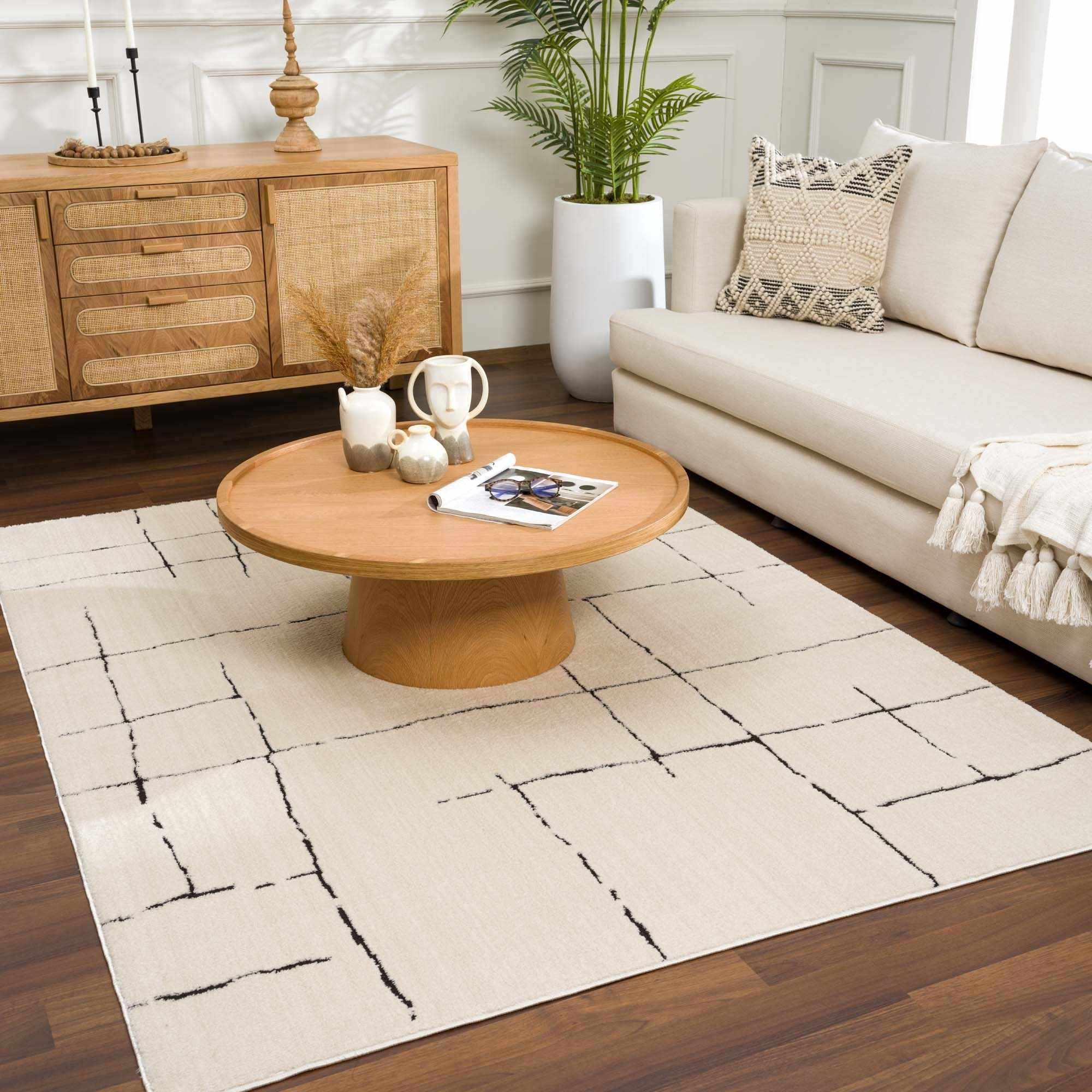 Bela Area Rug High Pile 100% Polyester Contemporary Design