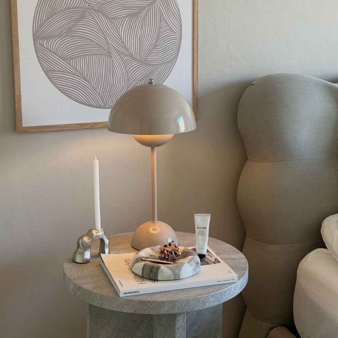 Bela Table Lamp | Dimmable, Greige Design 42 cm