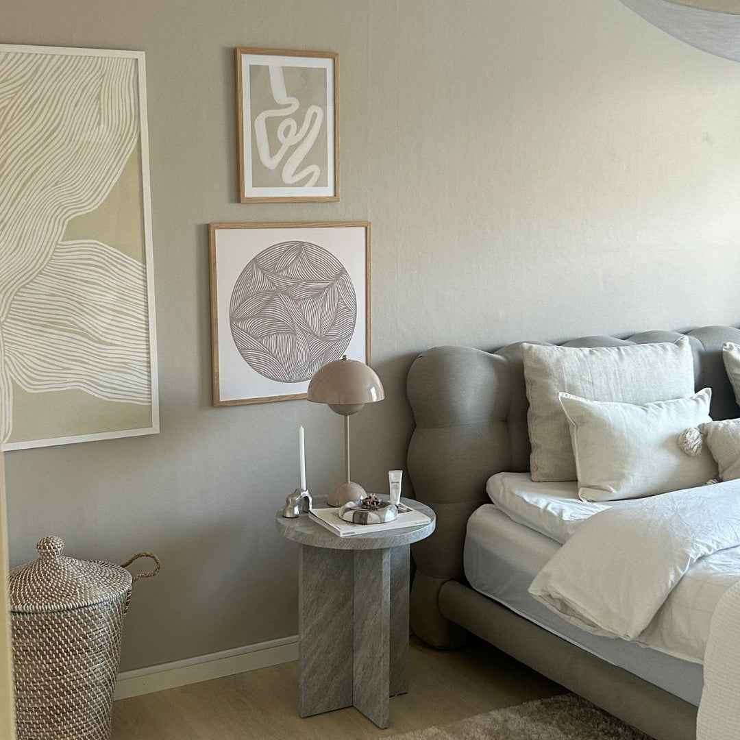 Bela Table Lamp | Dimmable, Greige Design 42 cm