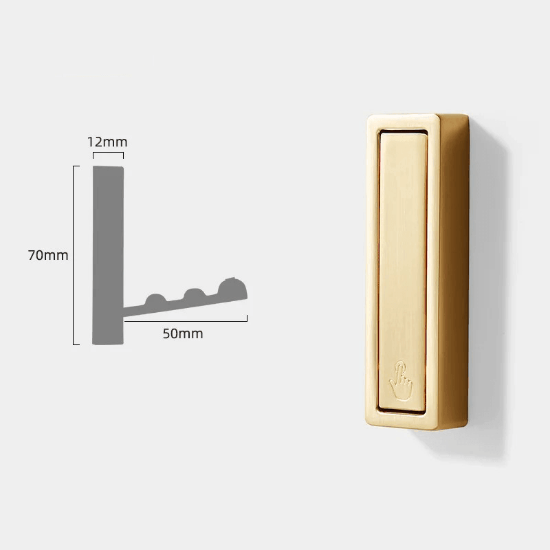 Bello Inklapbare Wandhaak | Minimalistisch Design, Zinklegering