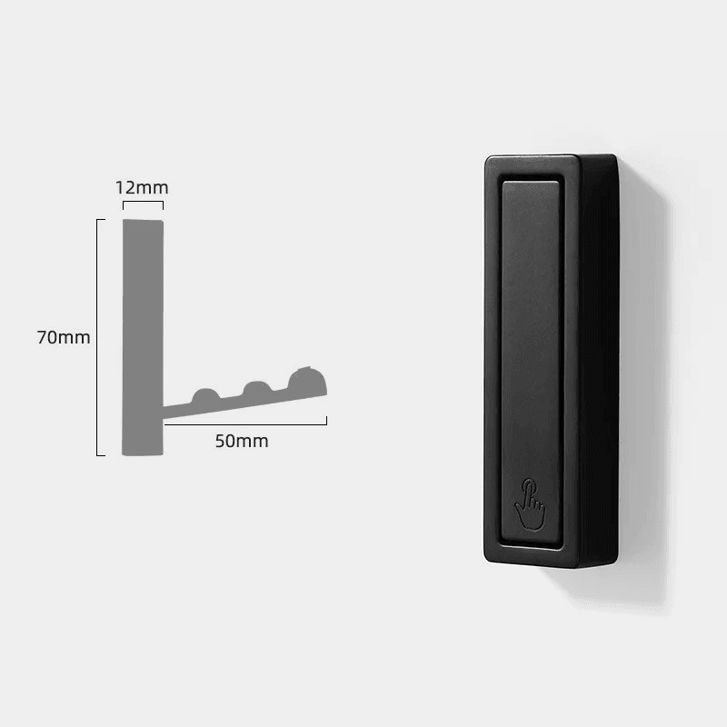 Bello Inklapbare Wandhaak | Minimalistisch Design, Zinklegering