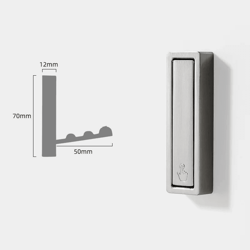 Bello Inklapbare Wandhaak | Minimalistisch Design, Zinklegering