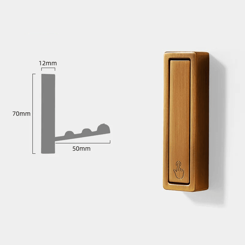 Bello Inklapbare Wandhaak | Minimalistisch Design, Zinklegering