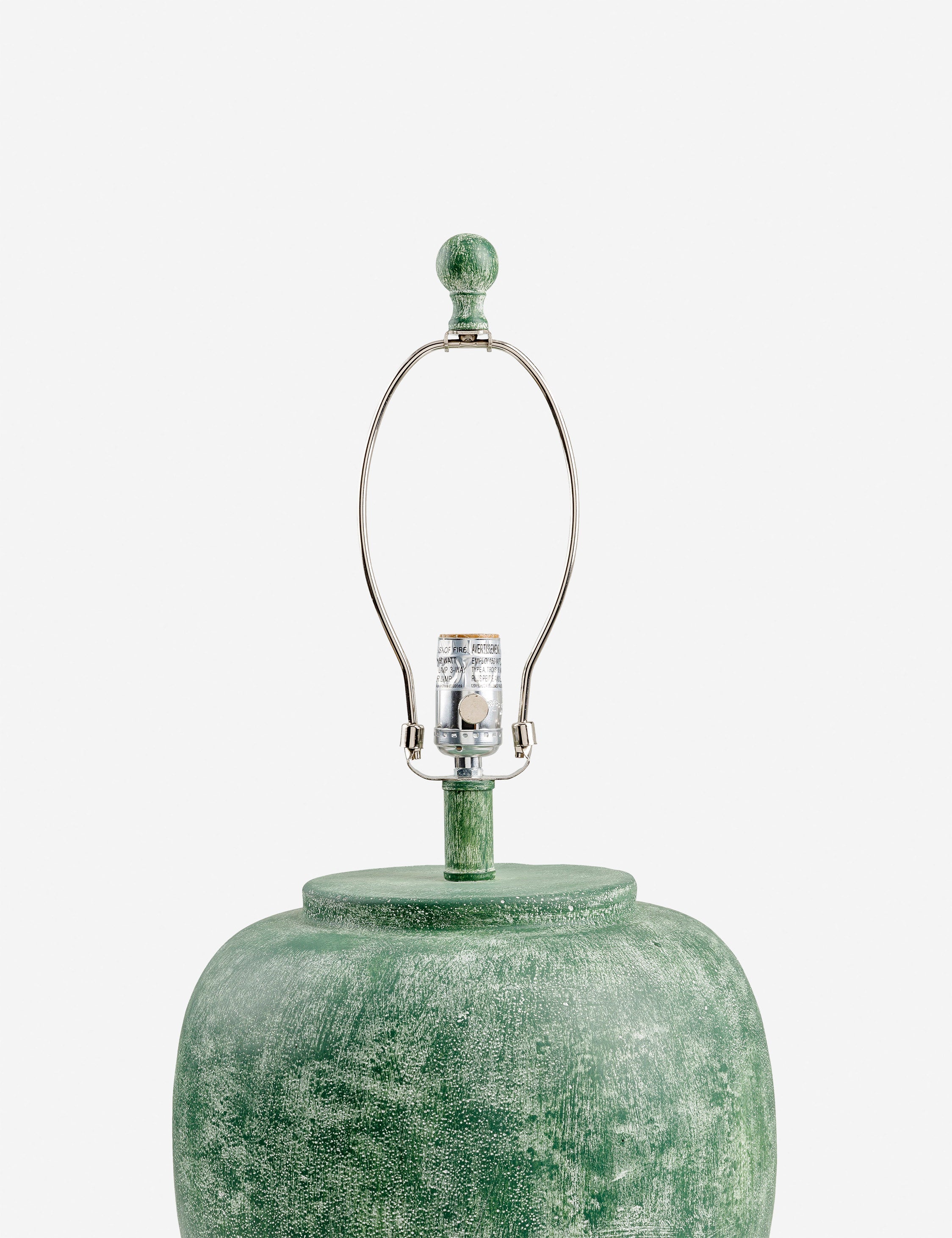 Mira Table Lamp | Weathered Green Concrete Design