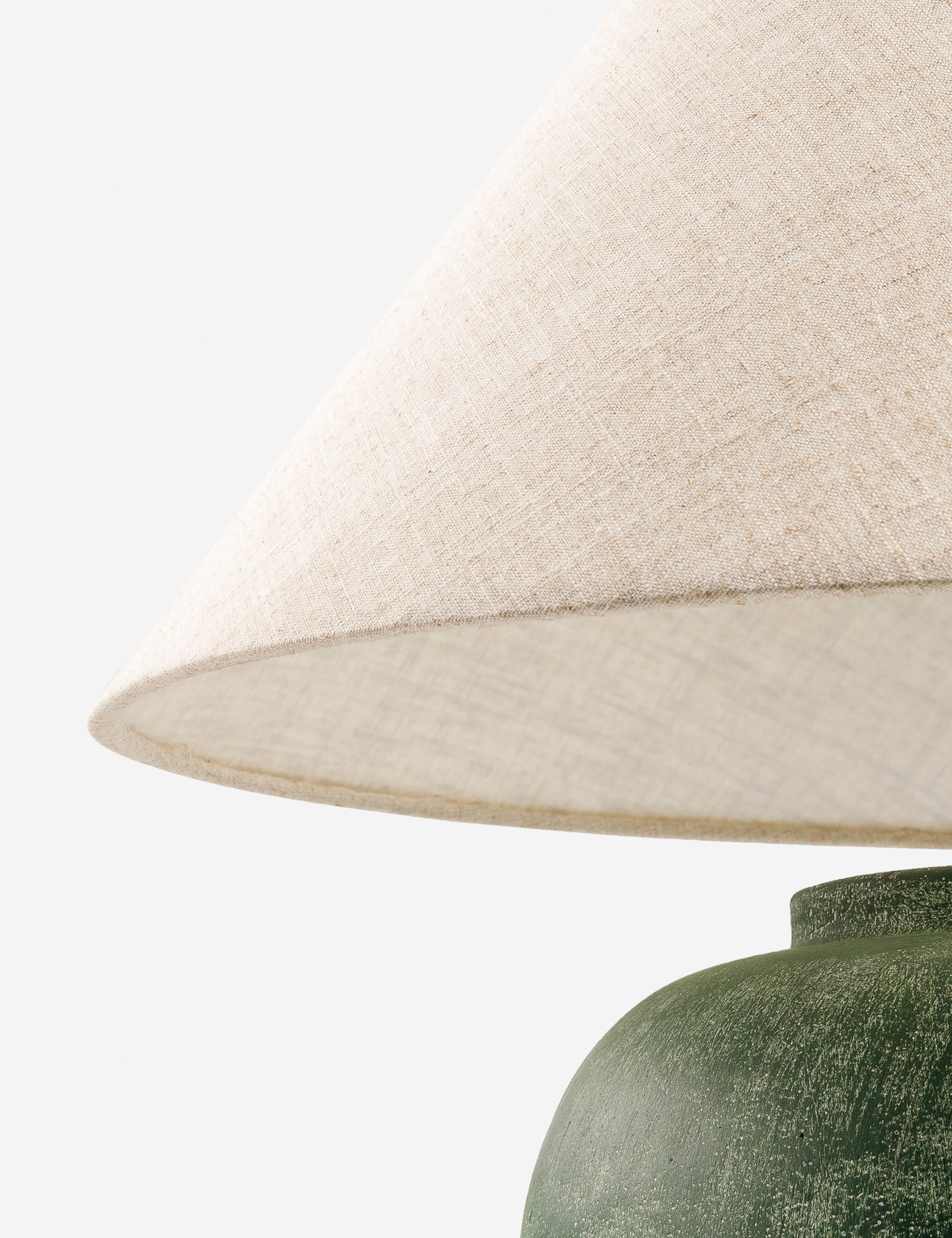 Mira Table Lamp | Weathered Green Concrete Design