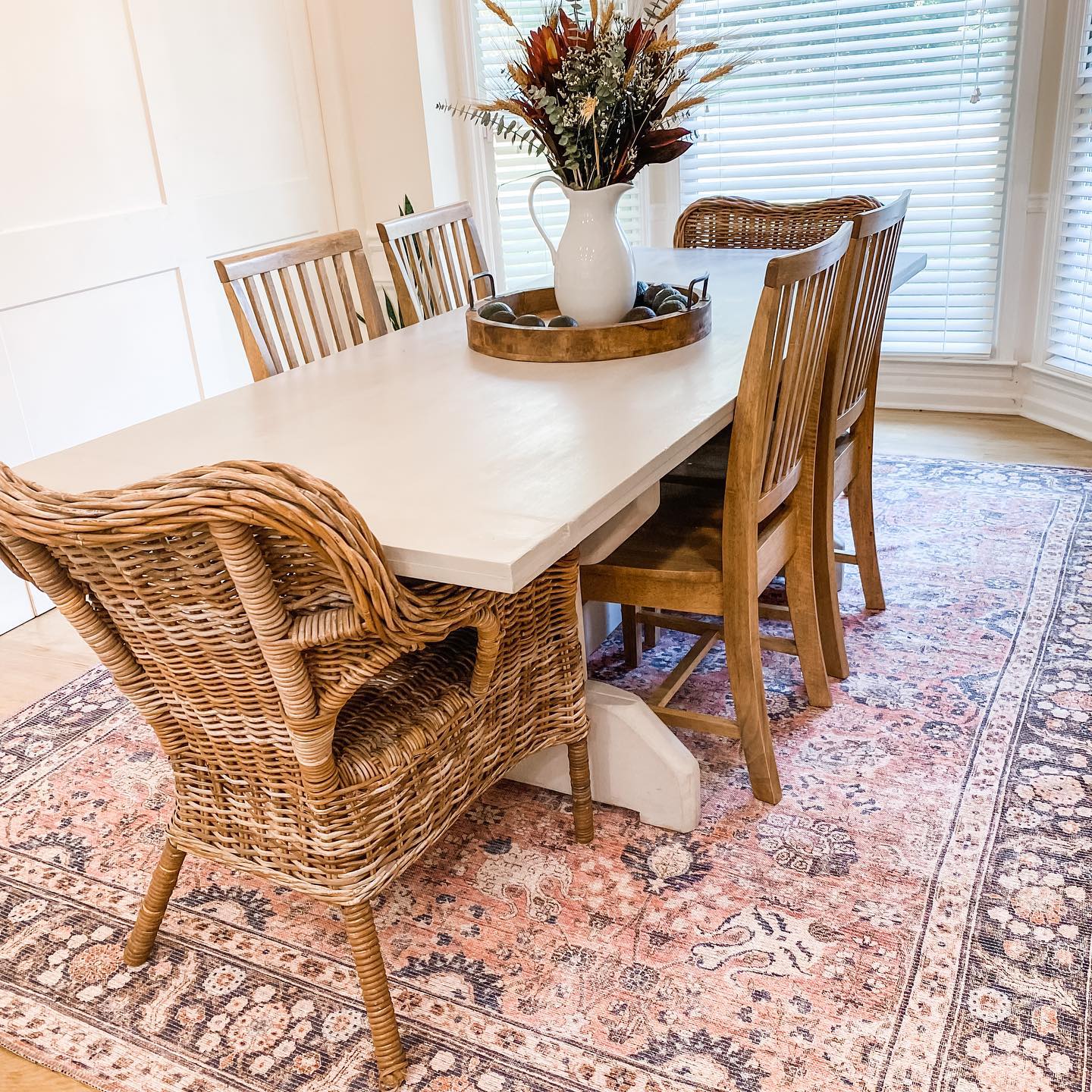 Brio Red Washable Rug Machine Woven Traditional Style