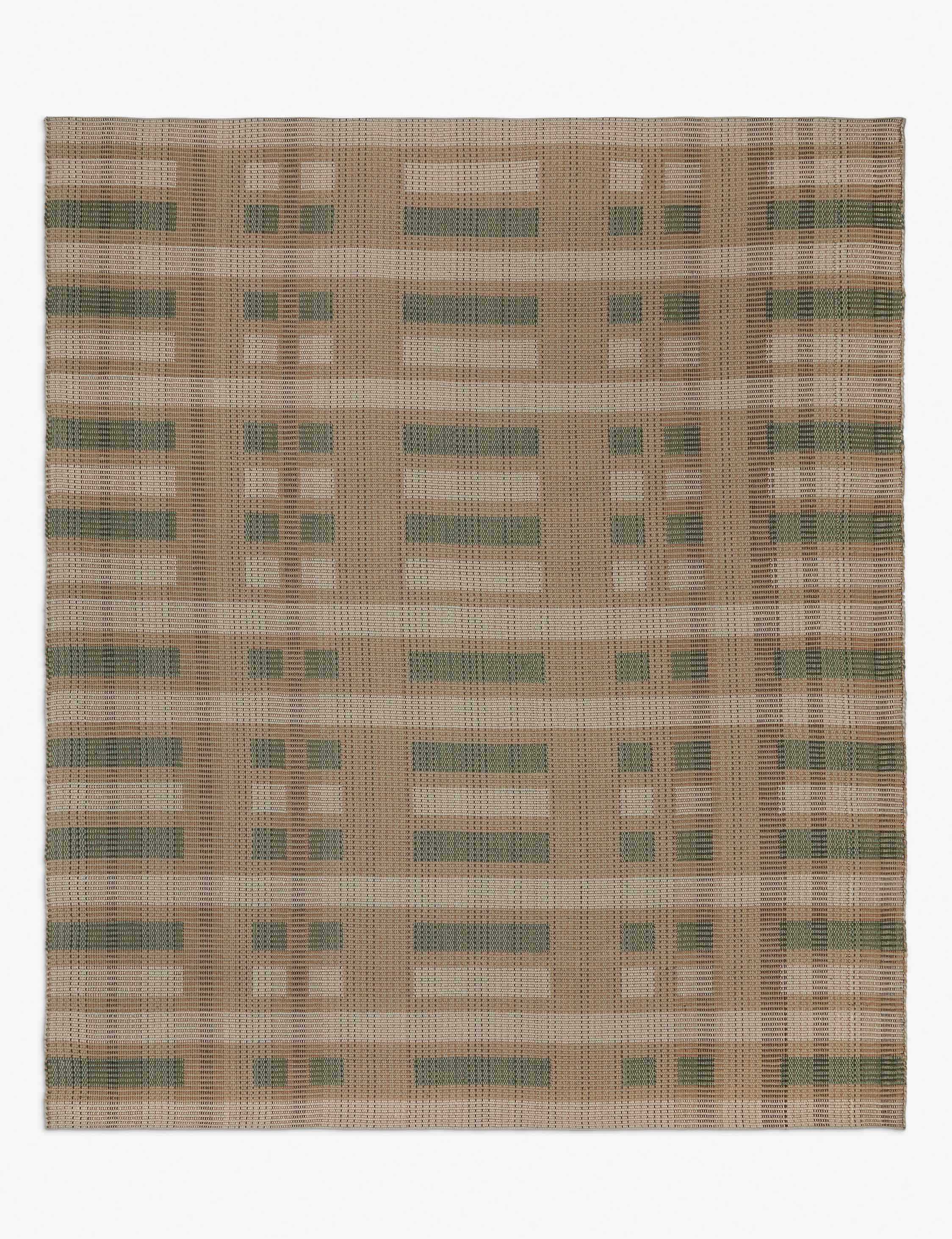 Sora Handwoven Rug | Wool-Blend, Geometric Motif