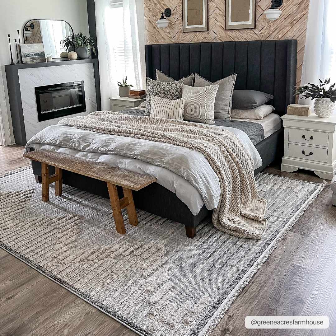 Milo High-Low Rustic Rug  Machine Woven  100% Polyester