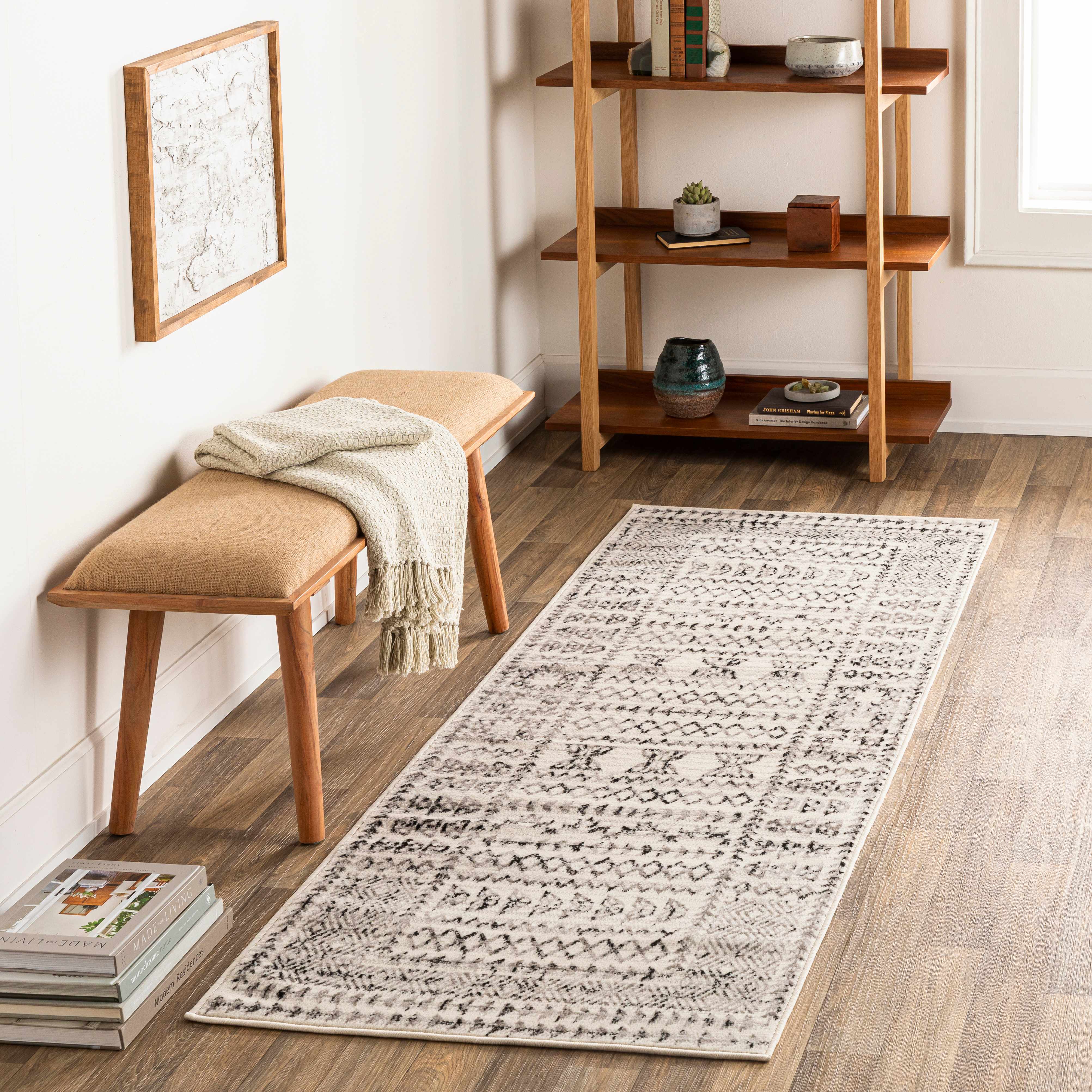 Grayson Area Rug  Machine Woven  Transitional Style  Medium Pile