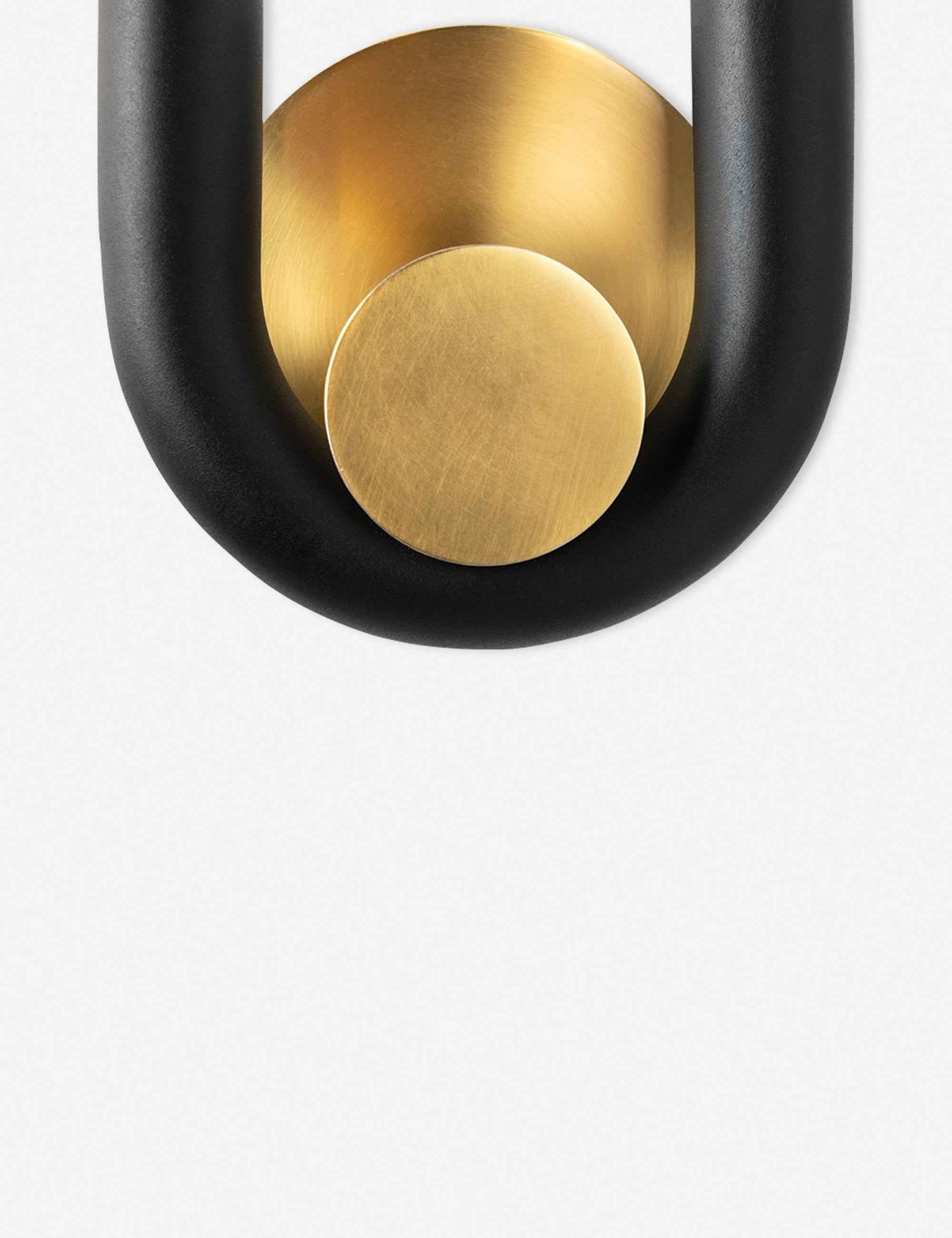 Juno Wall Sconce | Black Pipe & Brass Hardware, Spherical Bulbs