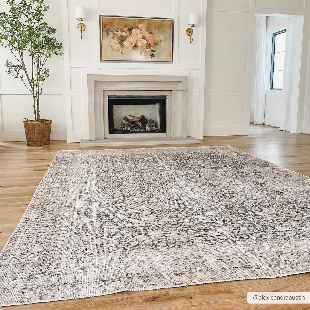 Haven Washable Rug  Machine Woven  Light Gray, Teal