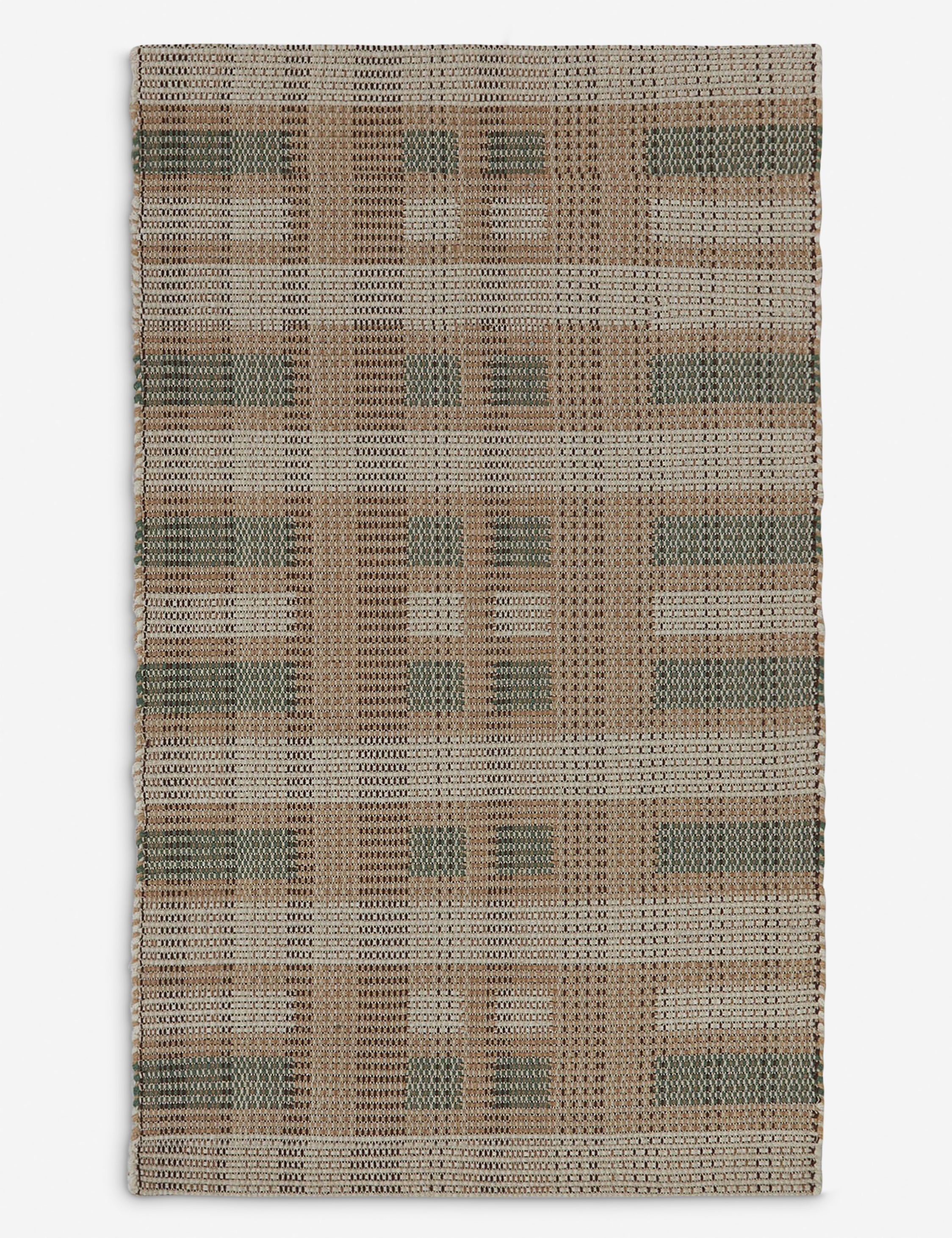 Sora Handwoven Rug | Wool-Blend, Geometric Motif