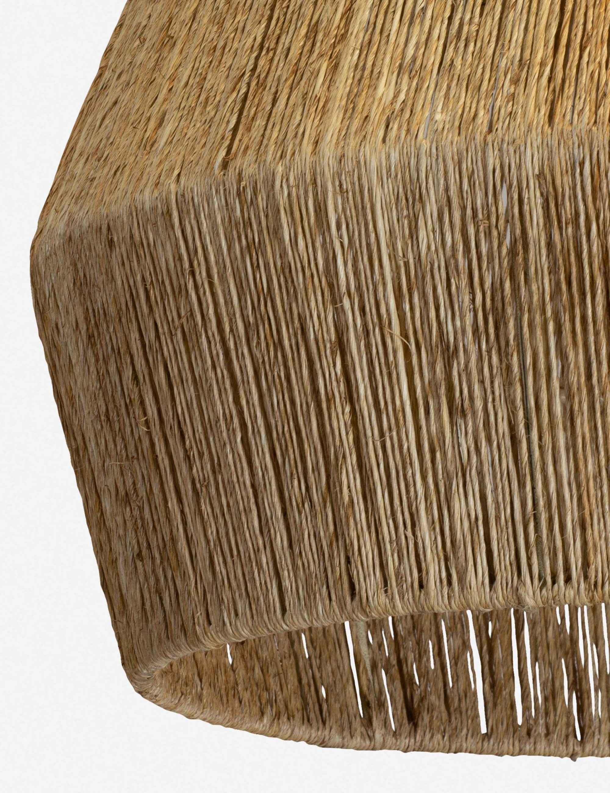 Taro Pendant Light | Twisted Jute, Bohemian Style