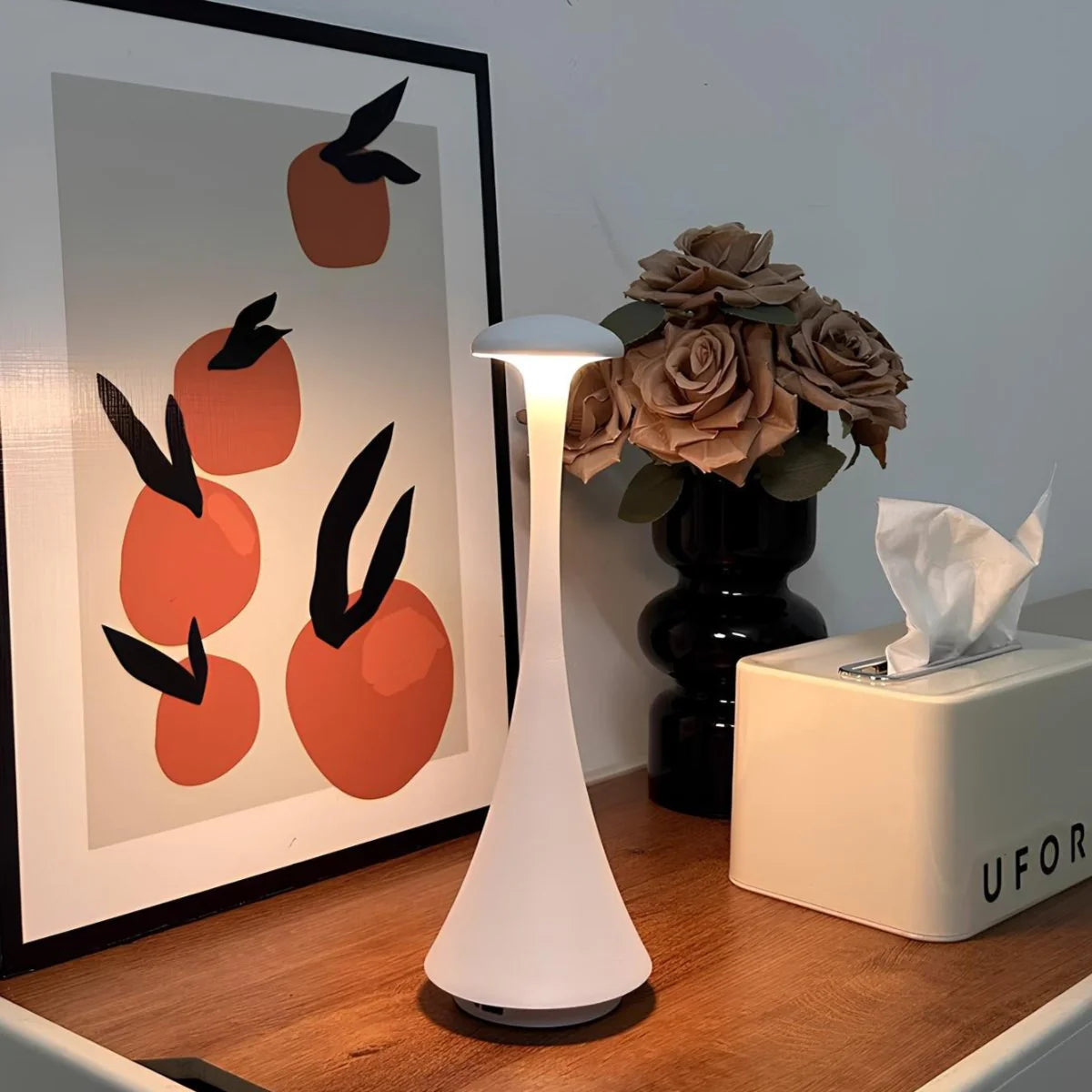 Luno Wireless Table Lamp | Touch Control & Dimmable Light
