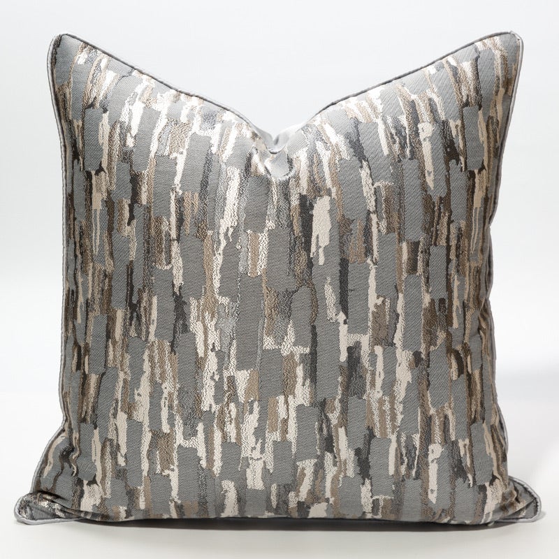 Astra Luxe Kussenhoes | Abstract Geweven Patroon, 45x45 cm