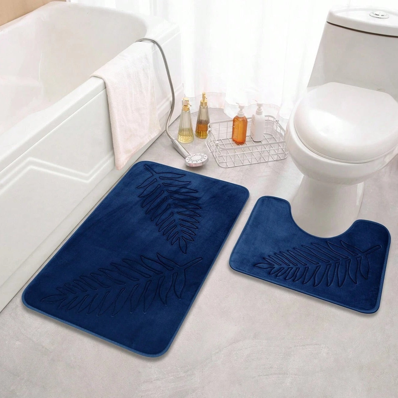 Luma Bath Mat Set | Memory Foam, Antislip Design