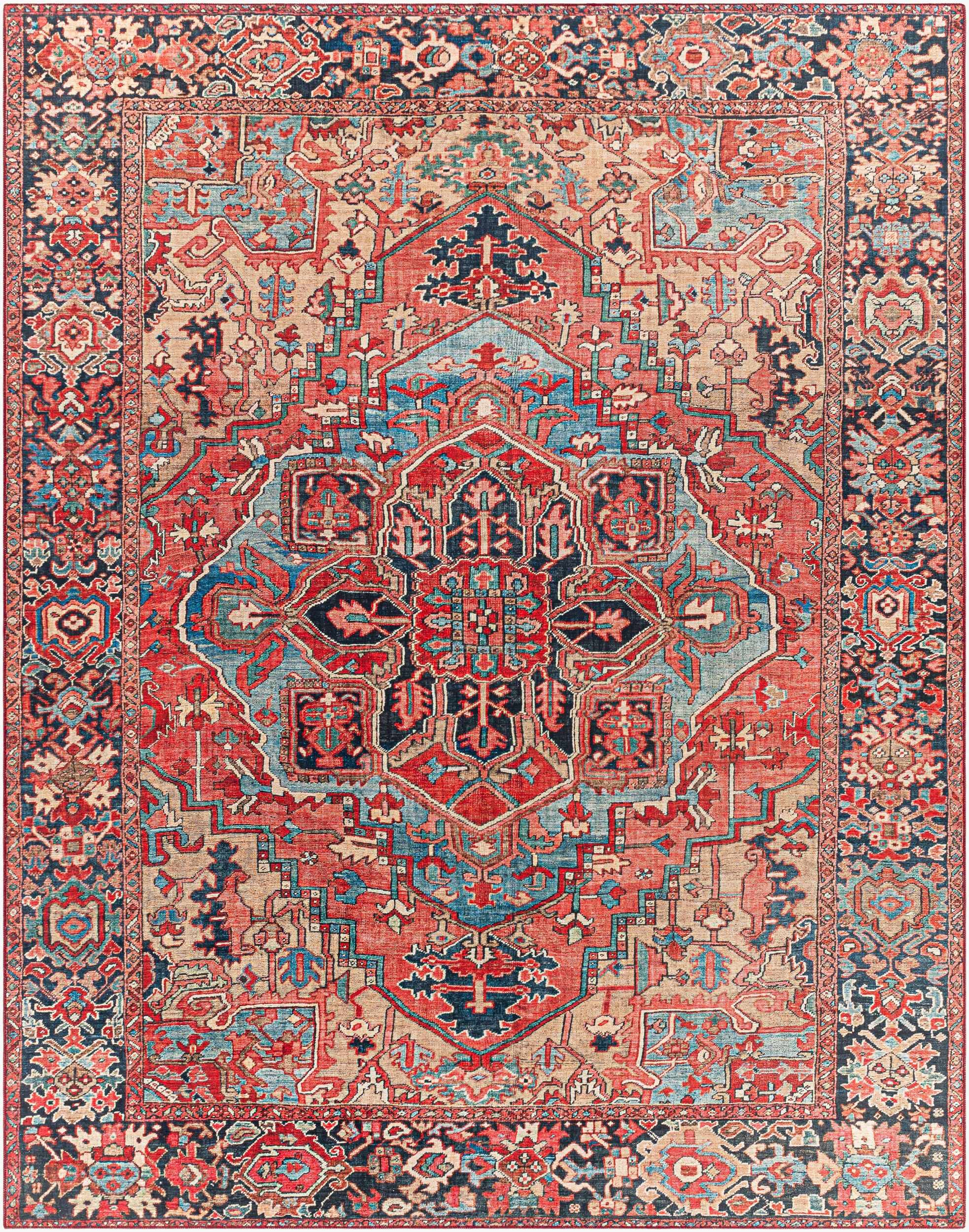 Nexis Area Rug  Machine Woven  Traditional Style  100% Polyester