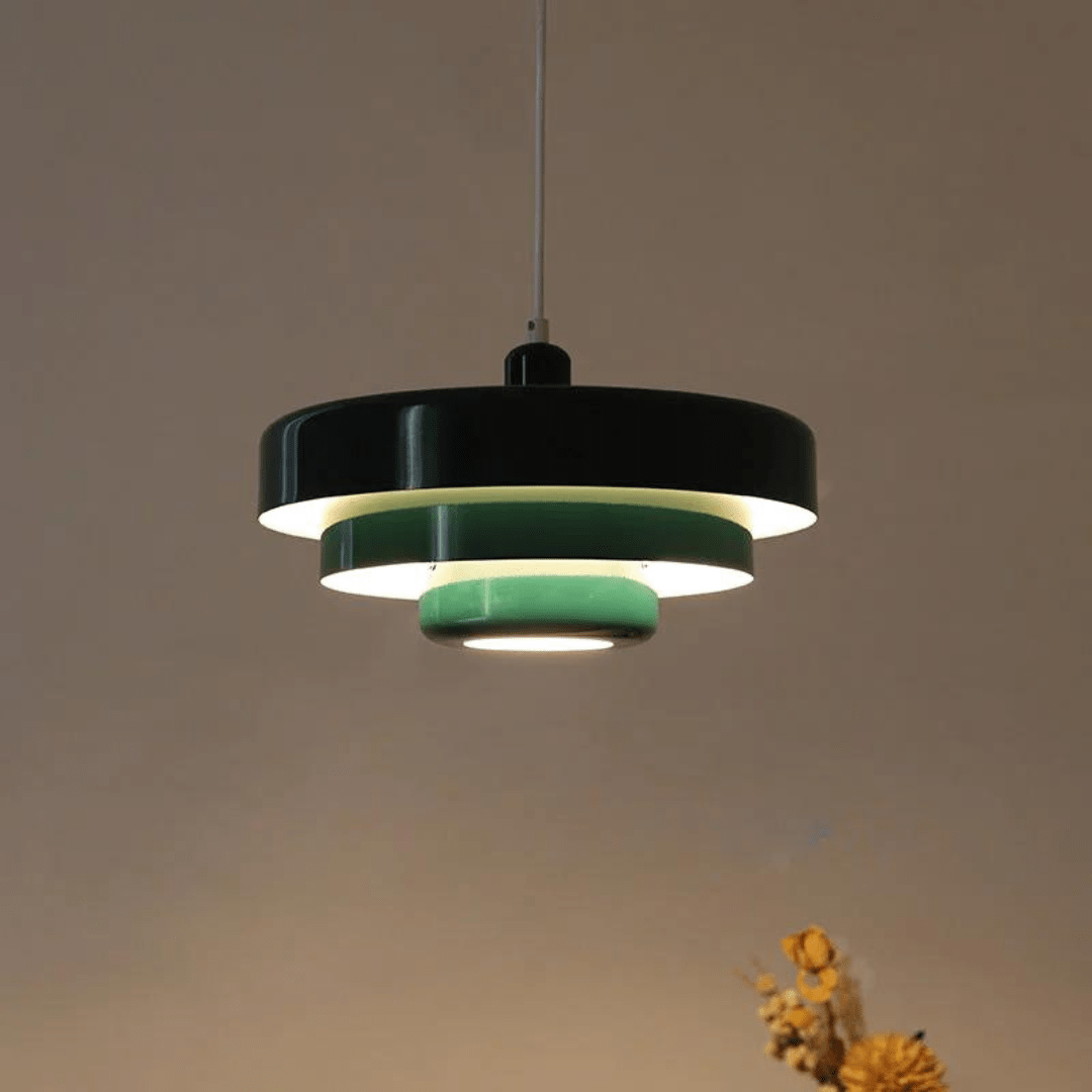 Bela LED Hanglamp | Gelaagd Bauhaus Design, Warme Lichtverspreiding