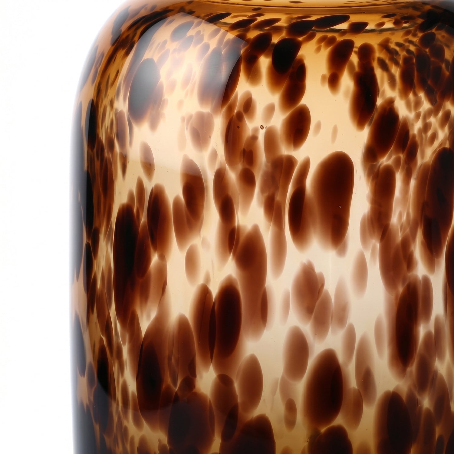 Bello XL Vase | Tortoiseshell Print, Blown Glass Design