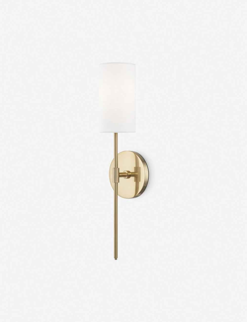 Juno Sconce | Slim Profile, Frosted Cylinder Shade