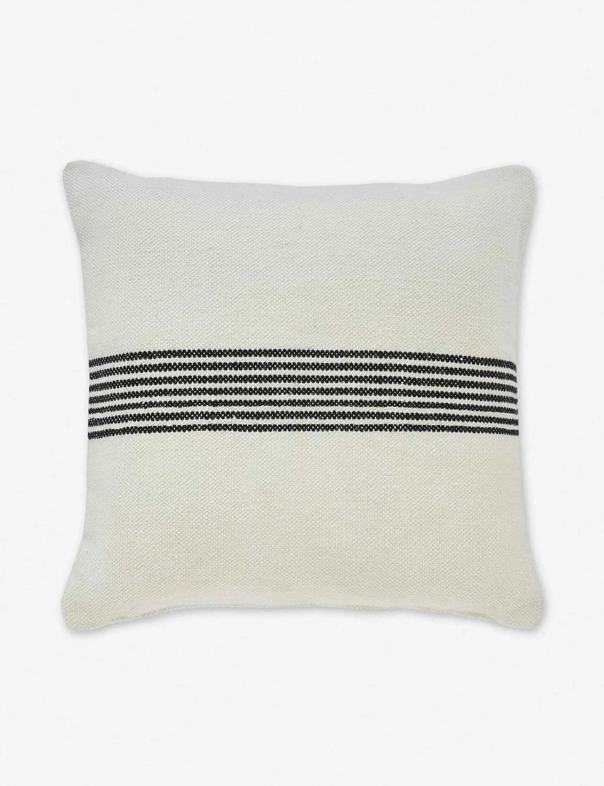 Kairo Indoor/Outdoor Pillow | Classic Stripe Design, Versatile Decor