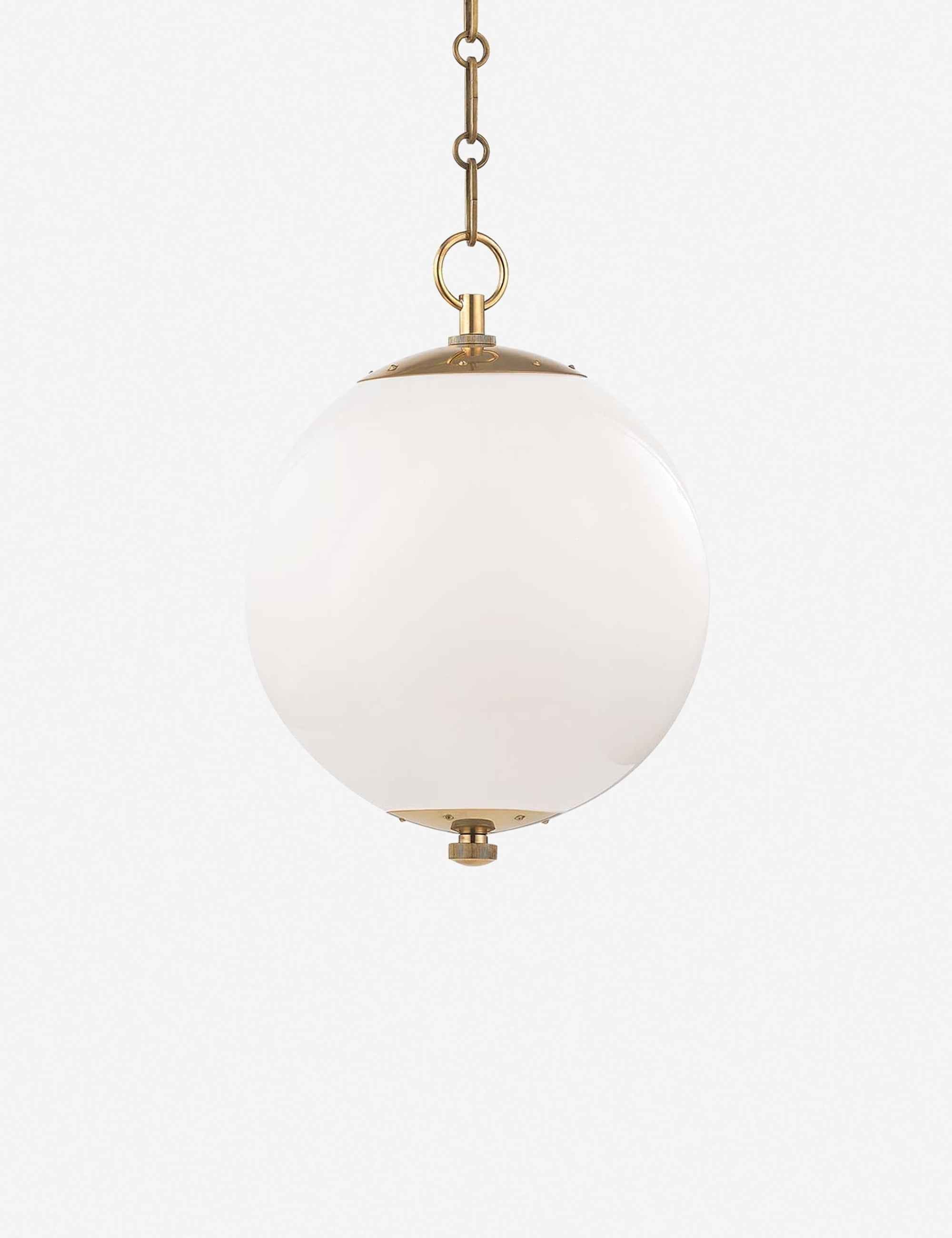 Kairo Pendant Light | Semi-Opaque Glass, Metal Accents