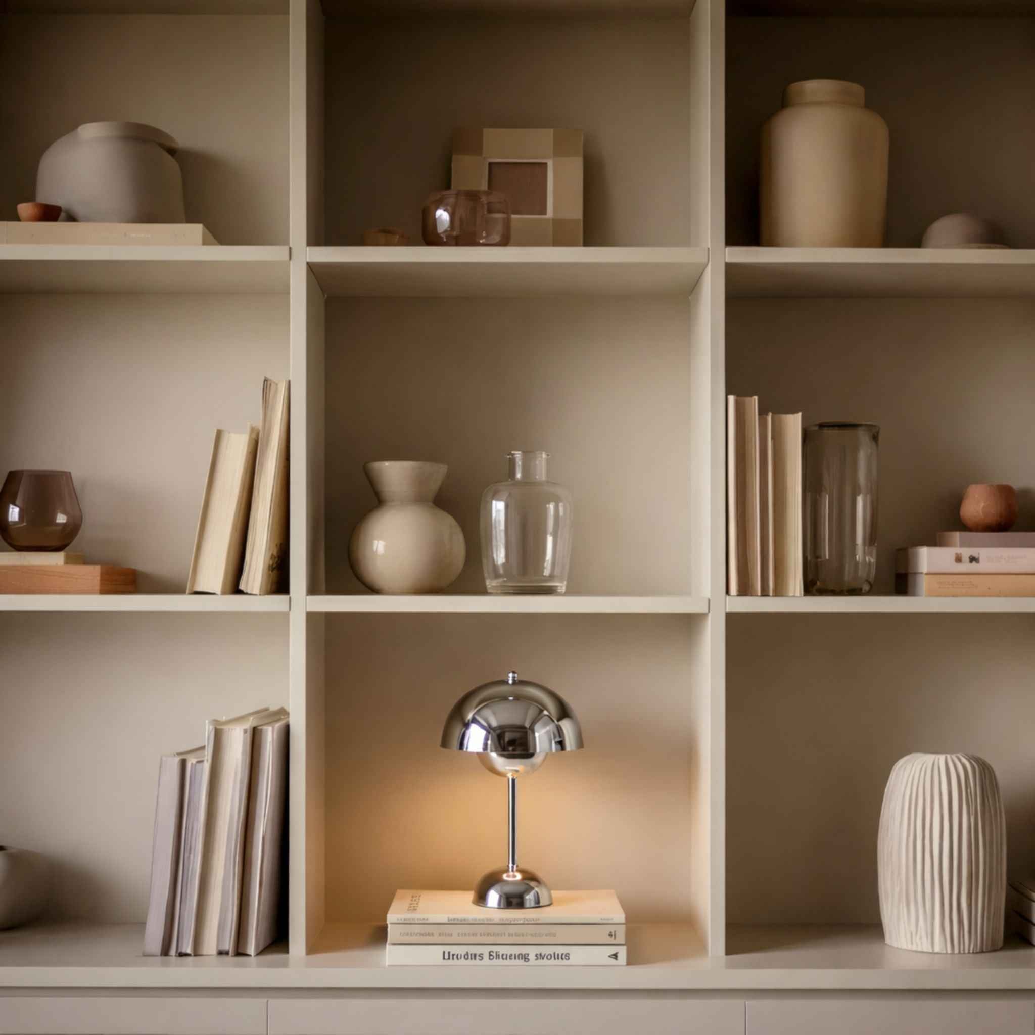 Bloom Portable Table Lamp | Chrome, Wireless & Rechargeable