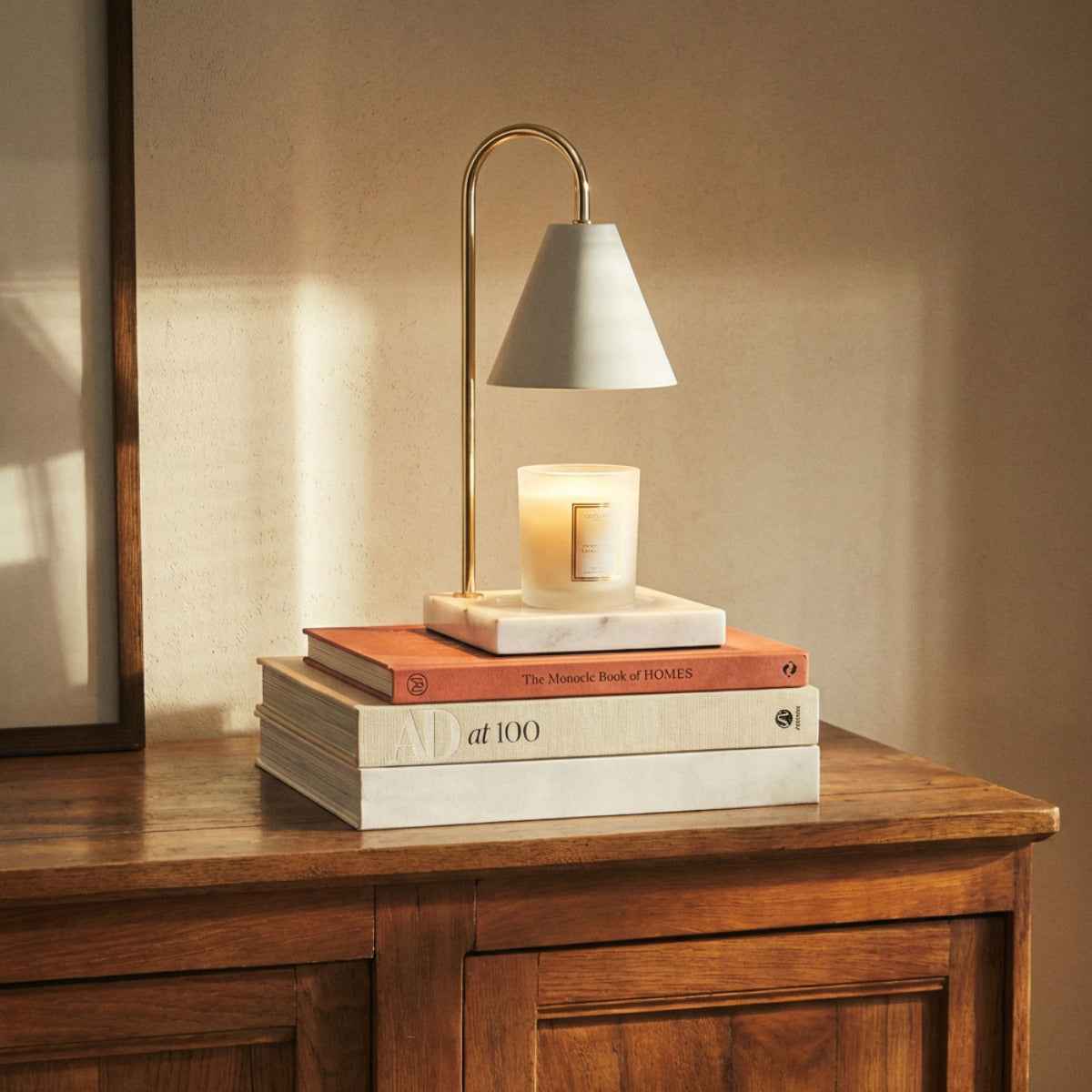 Serenity – White Marble Nordic Table Lamp - Cendre Home