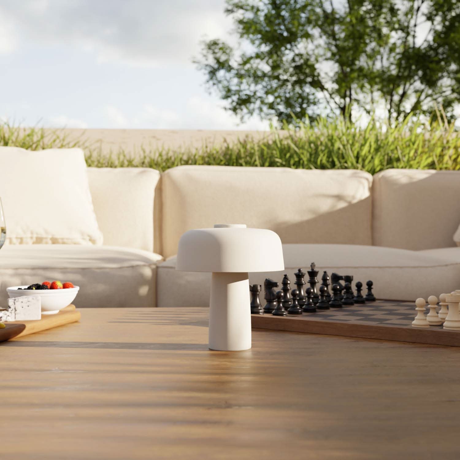 Belo Battery Table Lamp | Dimmable LED, Outdoor IP54