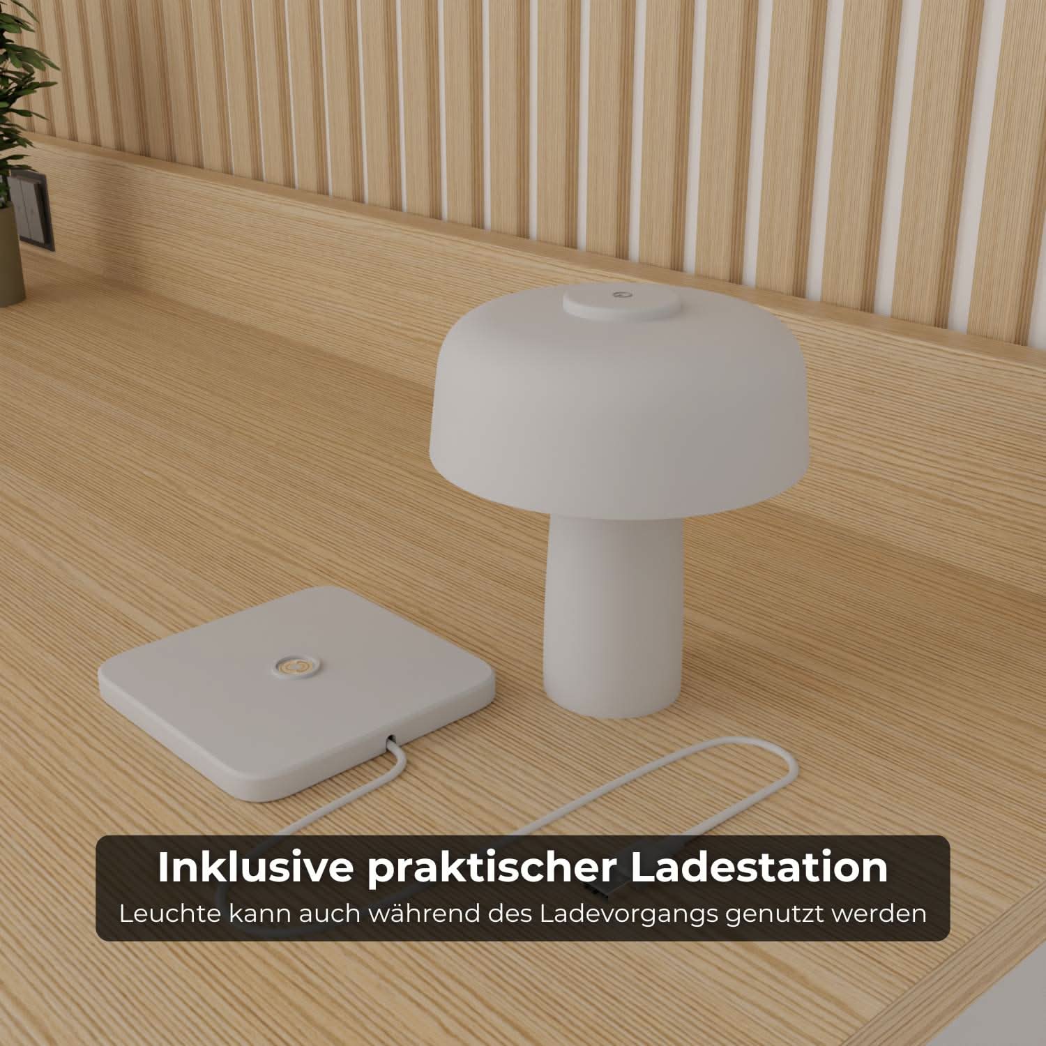 Belo Battery Table Lamp | Dimmable LED, Outdoor IP54