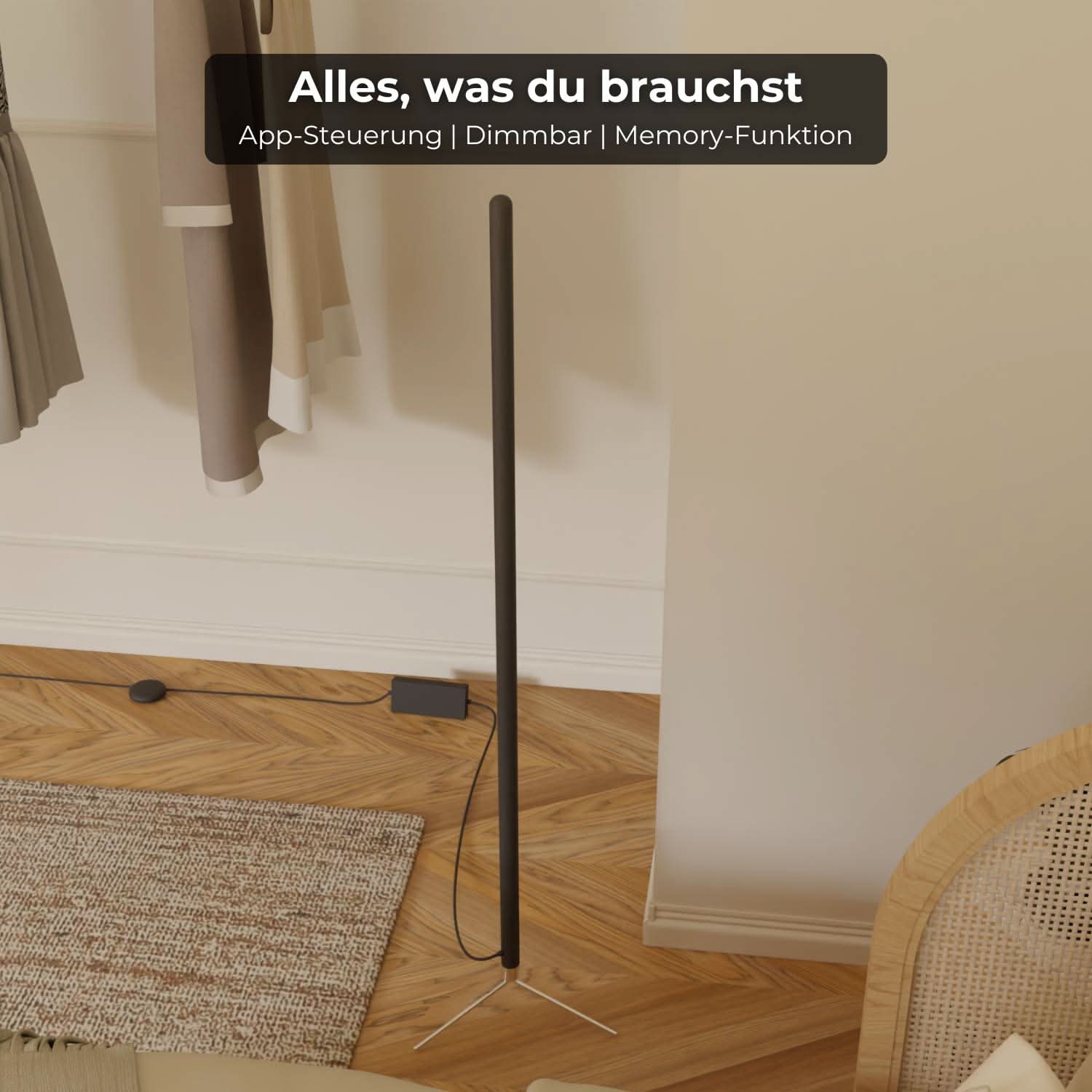 Bela Floor Lamp | Modern Design, Adjustable Height