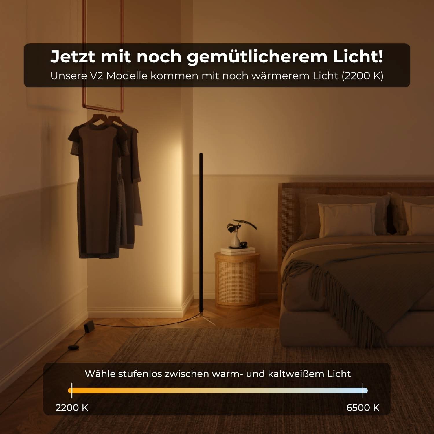 Bela Floor Lamp | Modern Design, Adjustable Height