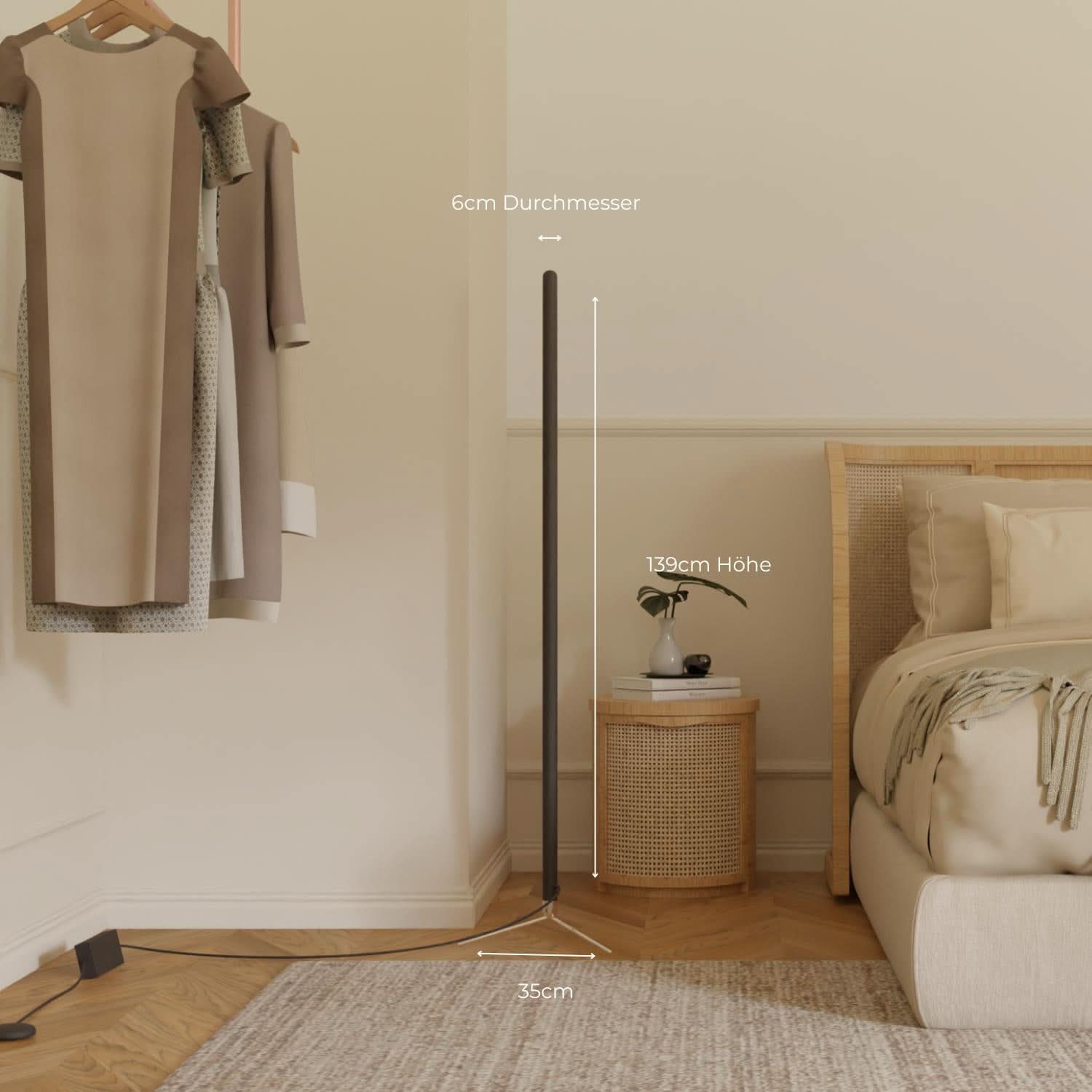 Luno Floor Lamp | Minimalist Design for Modern Interiors