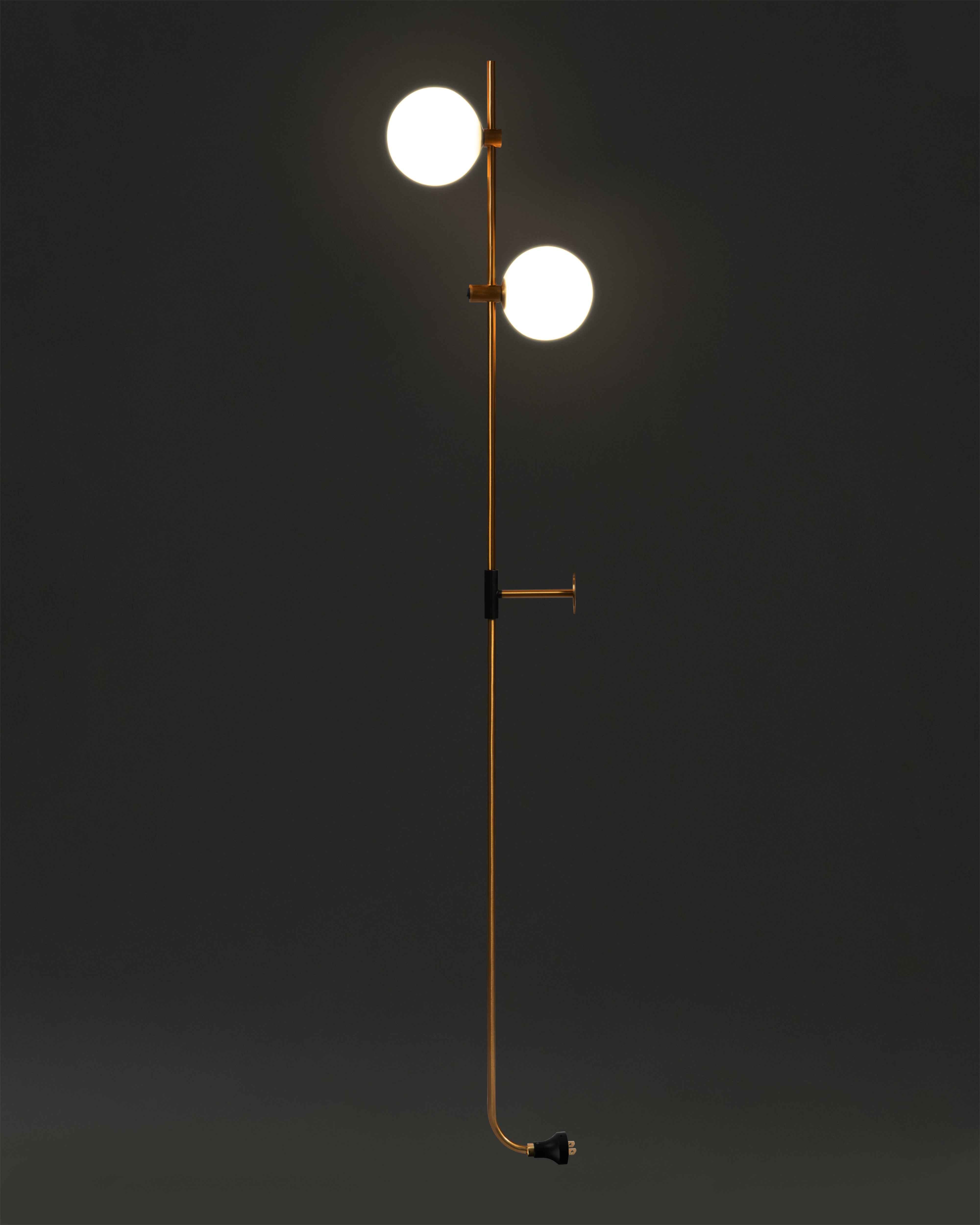 Elysian Wall Sconce | Frosted Globes, Convenient Wall Switch