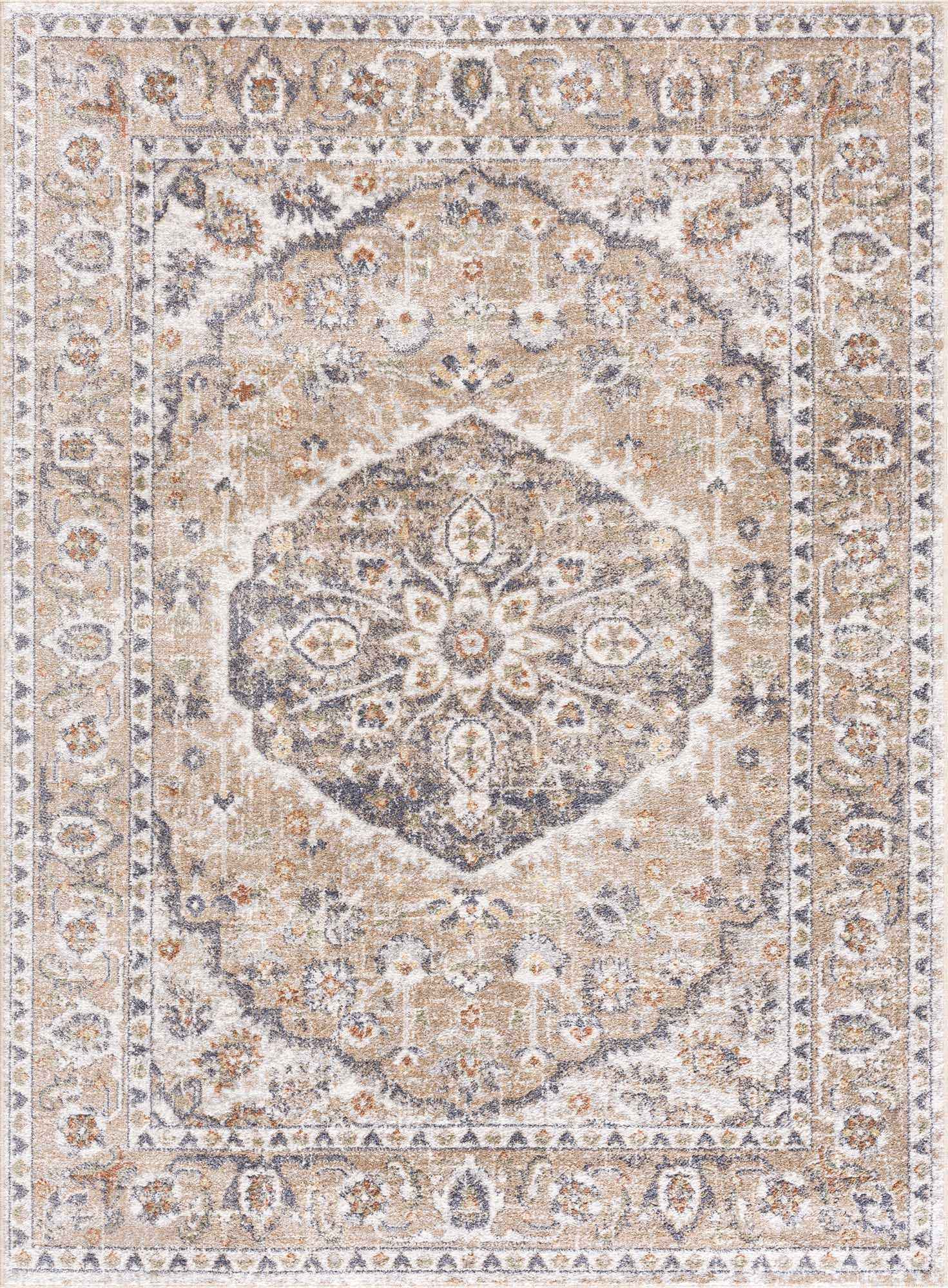 Bela Washable Rug  Medium Pile  100% Polyester  Traditional Style