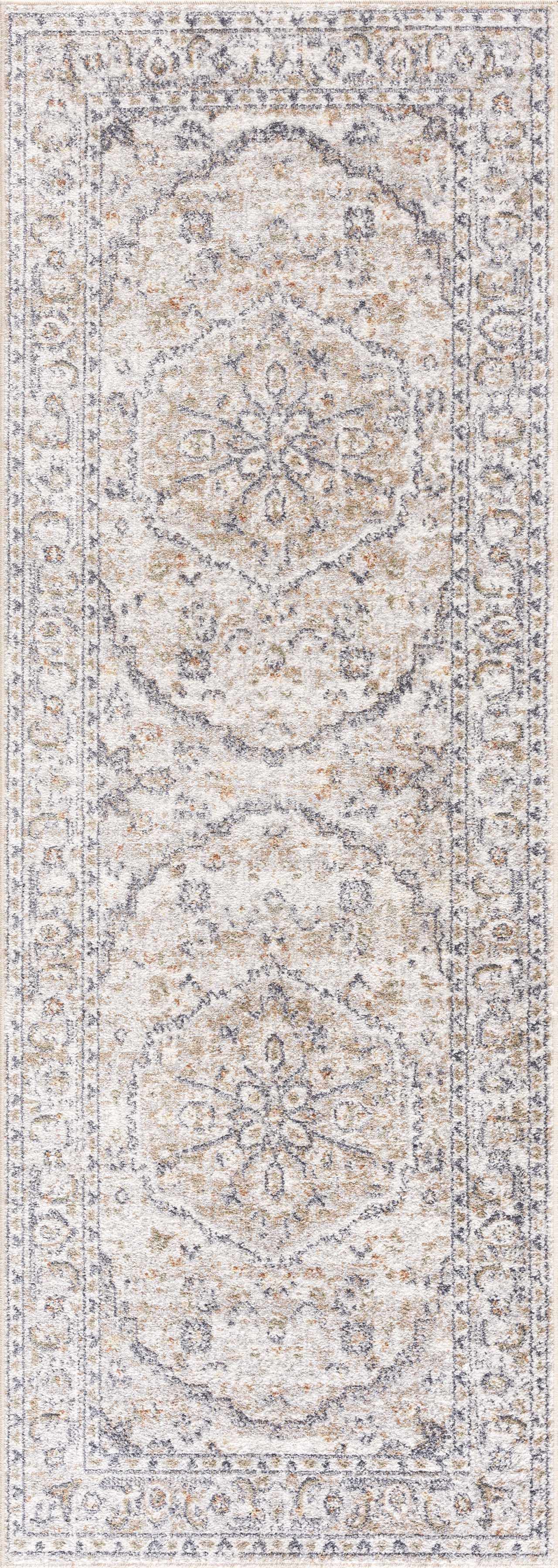 Basil Washable Rug  Medium Pile  100% Polyester  Machine Woven