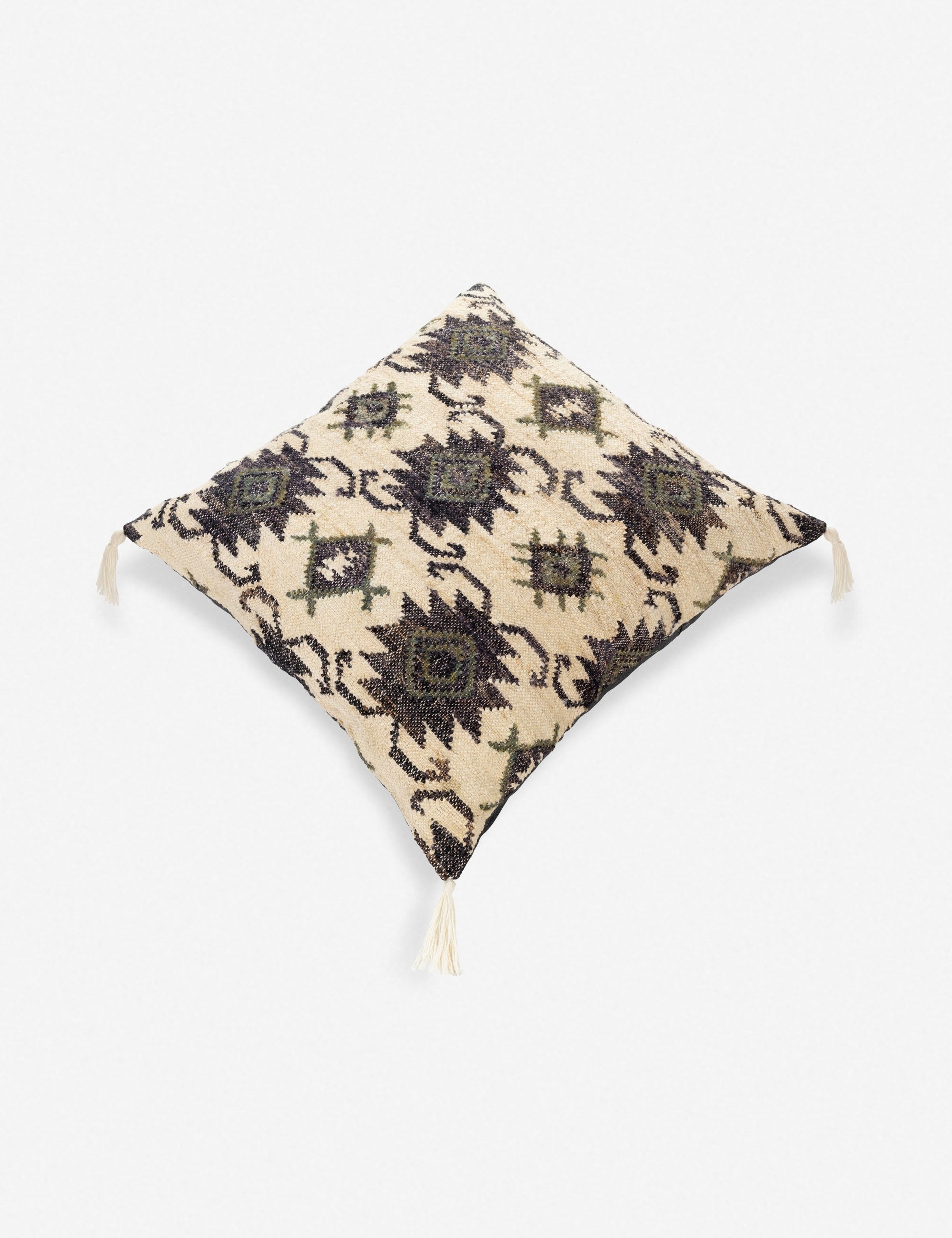 Jovial Throw Pillow | Southwestern Prints, Embroidered Tassels