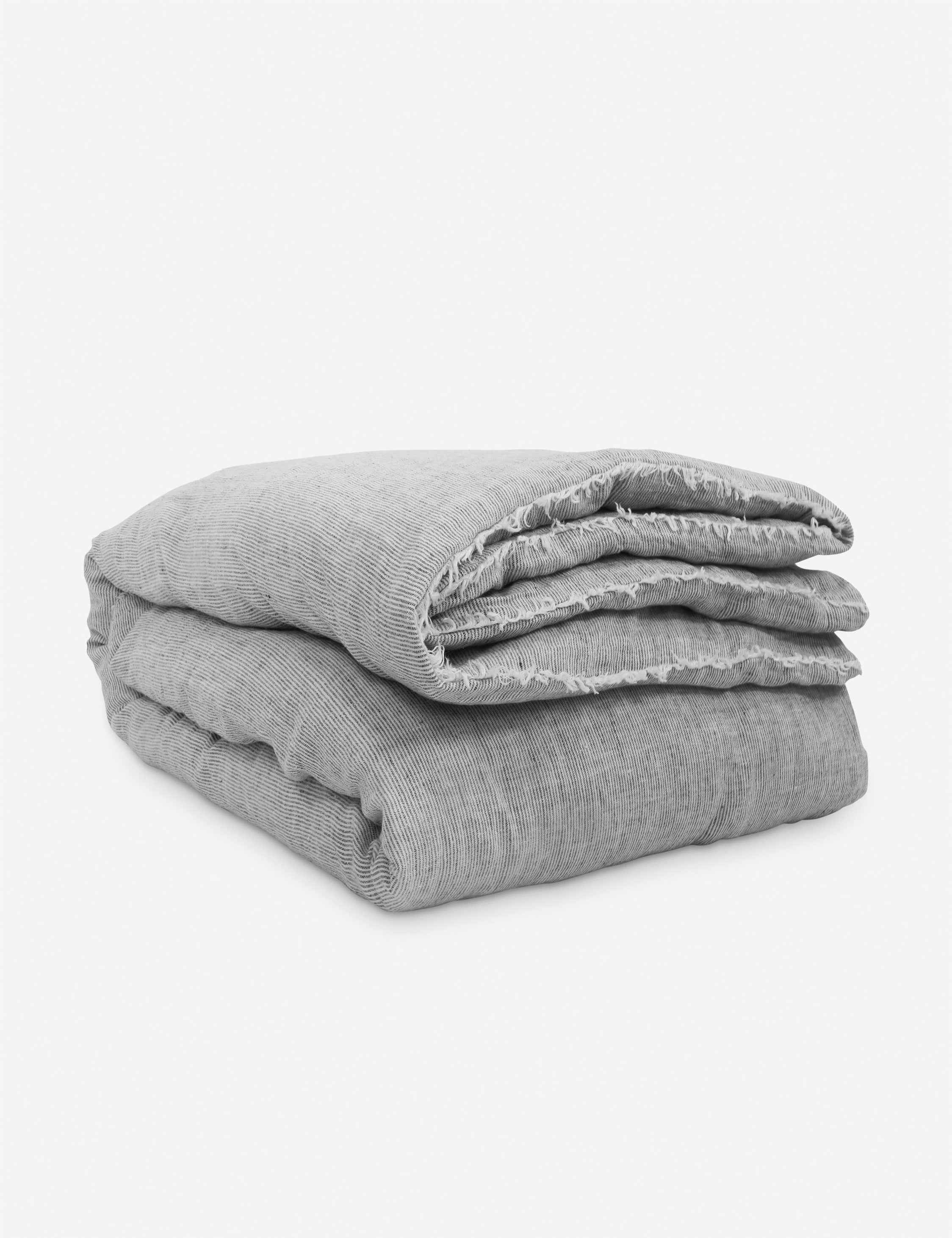 Luxe Logan Duvet Cover | Linen with Frayed Edges