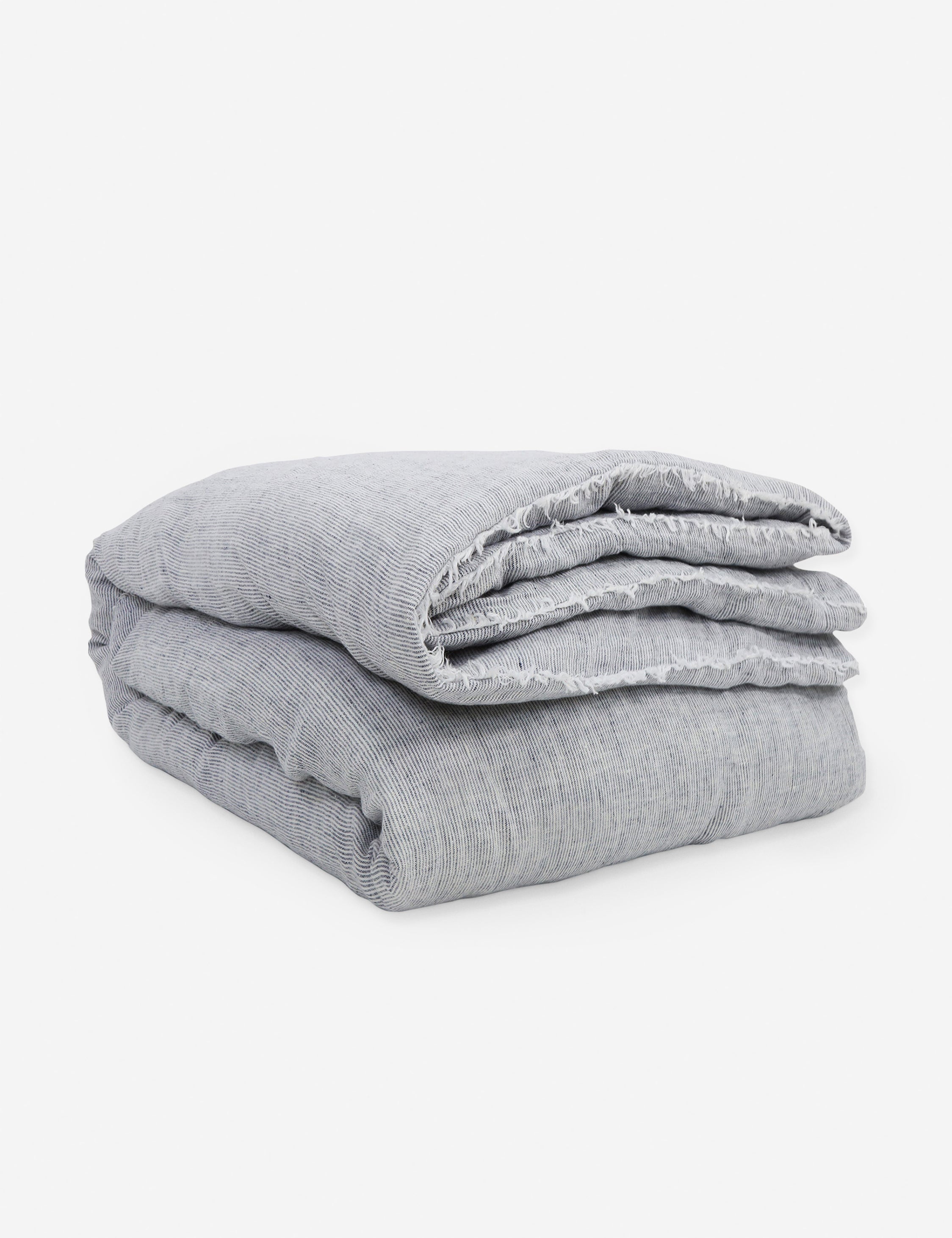 Luxe Logan Duvet Cover | Linen with Frayed Edges