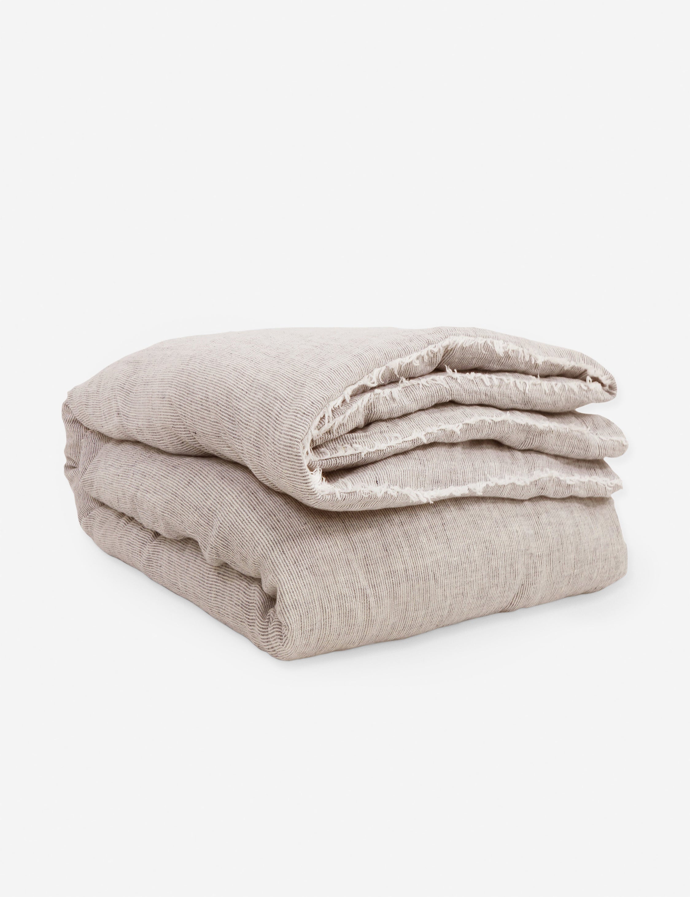 Luxe Logan Duvet Cover | Linen with Frayed Edges