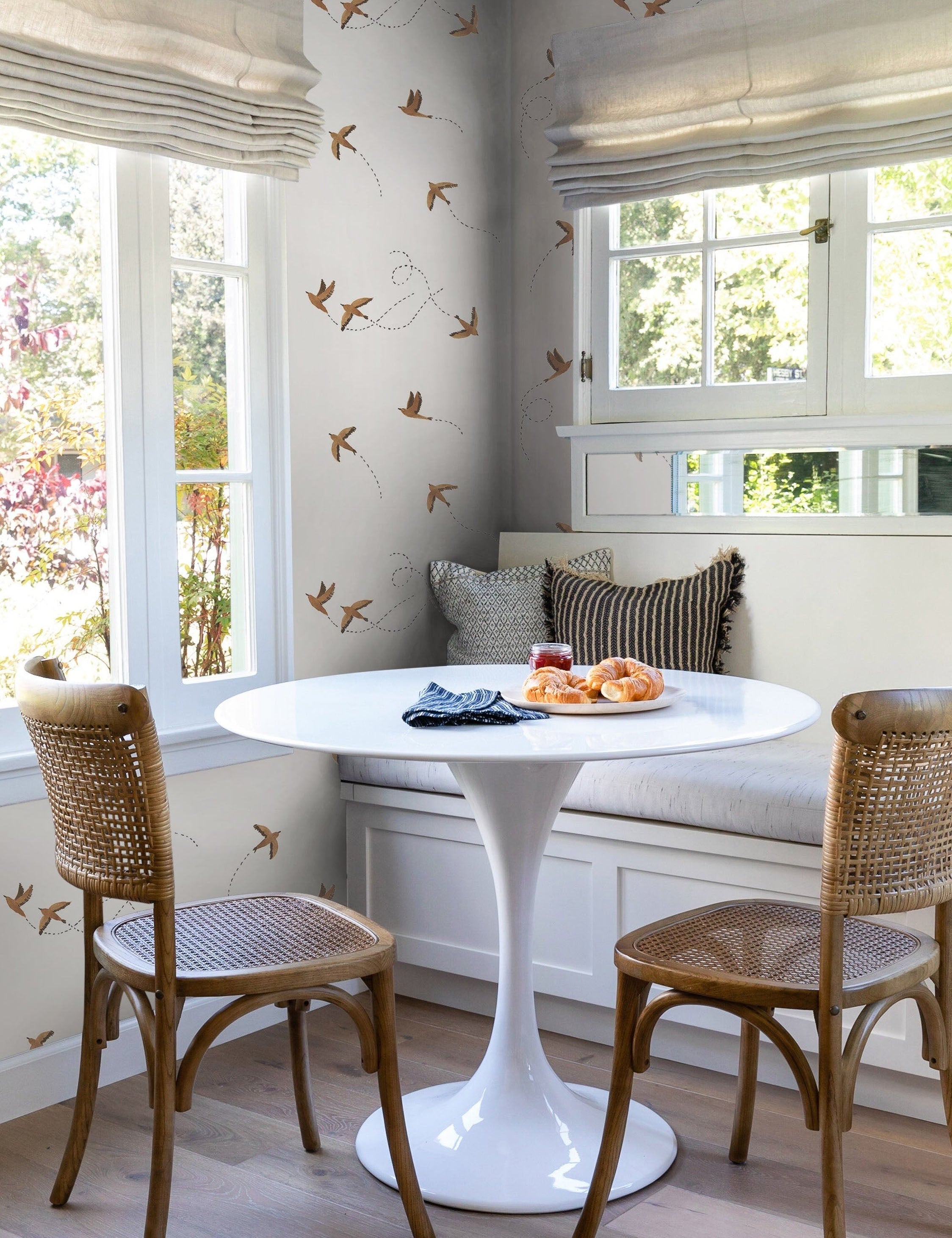 Sable Sparrow Wallpaper | Textured Design, Nature-Inspired
