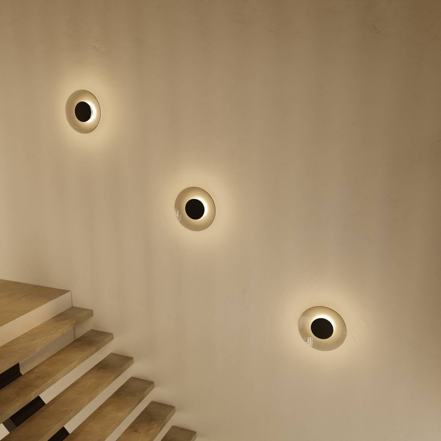 Aurelia Wall Light | Thick Glass, Warm White 2700K Ambient Light