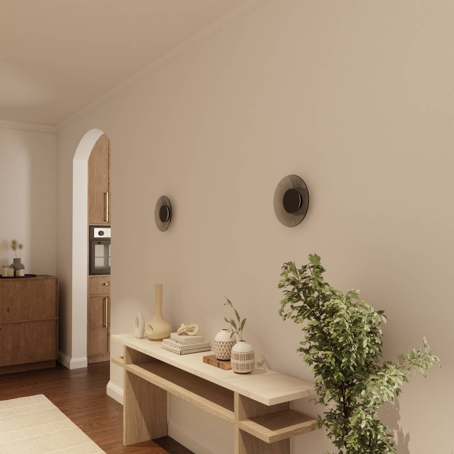 Aurelia Wall Light | Thick Glass, Warm White 2700K Ambient Light