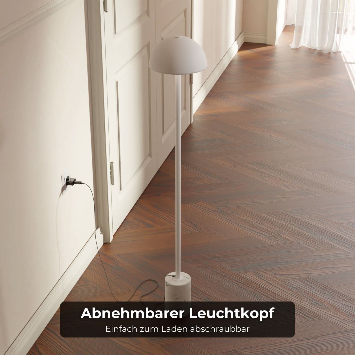 Bela Battery Floor Lamp | Wireless, IP54 Waterproof