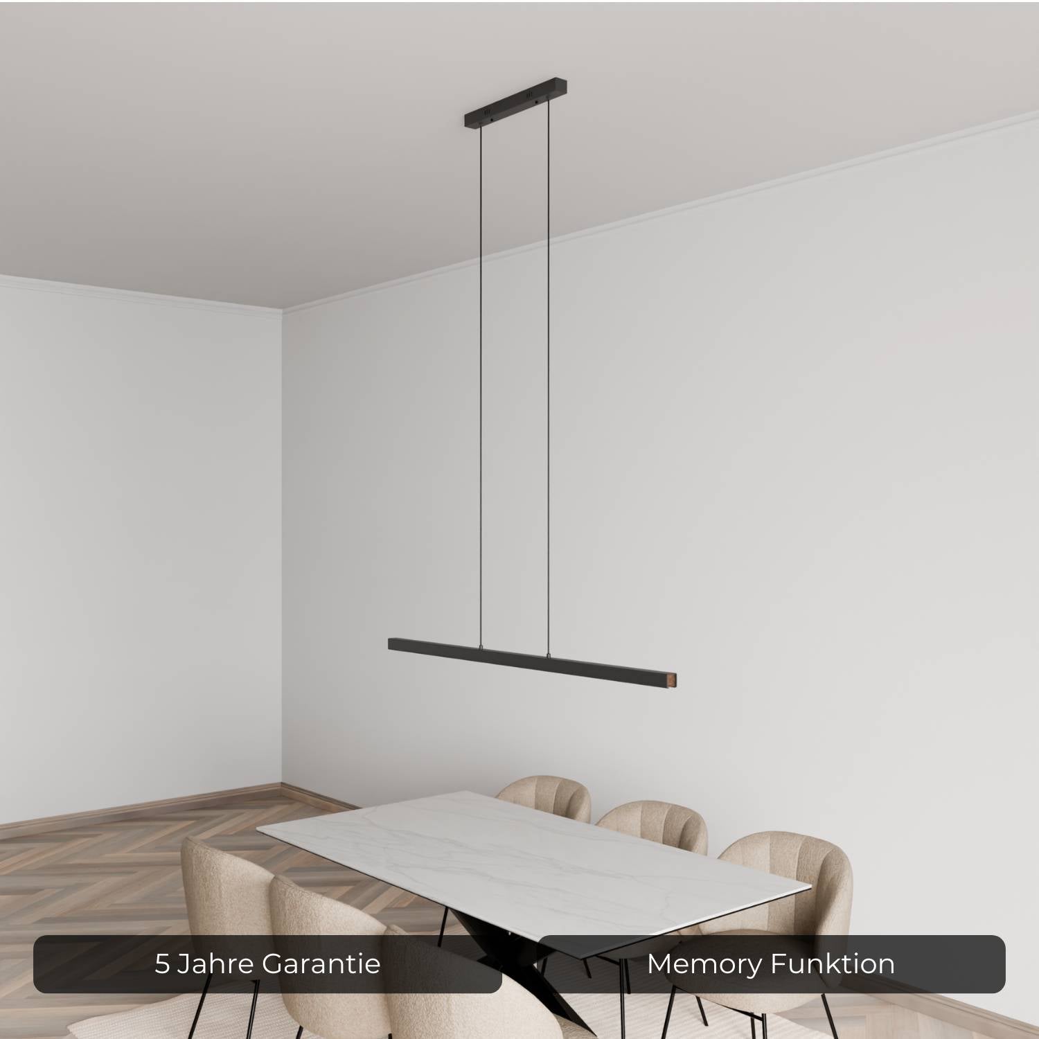 Cleo Pendant Light | DALI-2 DT8 Design, Adjustable Height