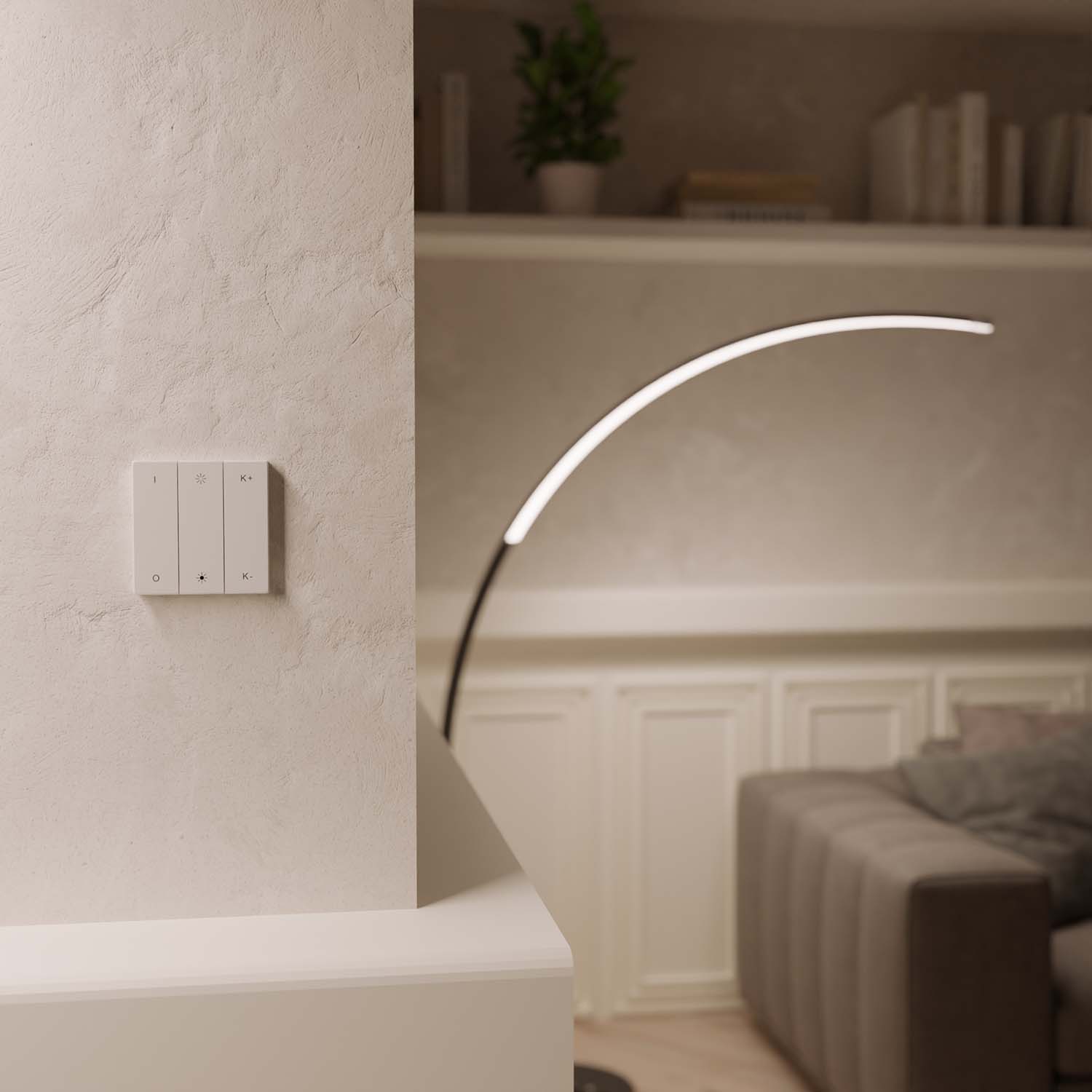 Bela Wireless Dimmer Switch | Bluetooth Control for Multiple Lights