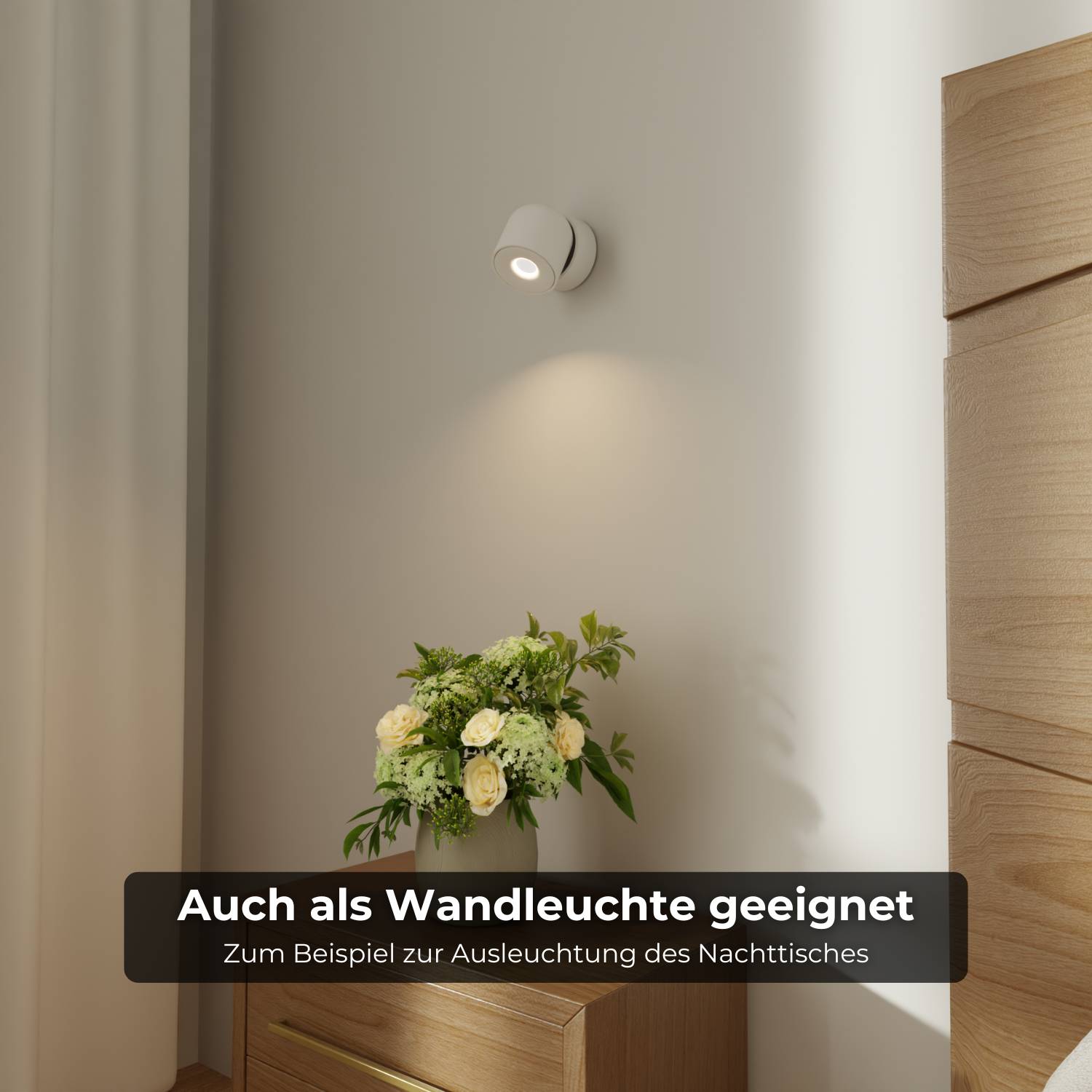 Bela Ceiling Light | 350° Swivelling Head, Warm White 2700K